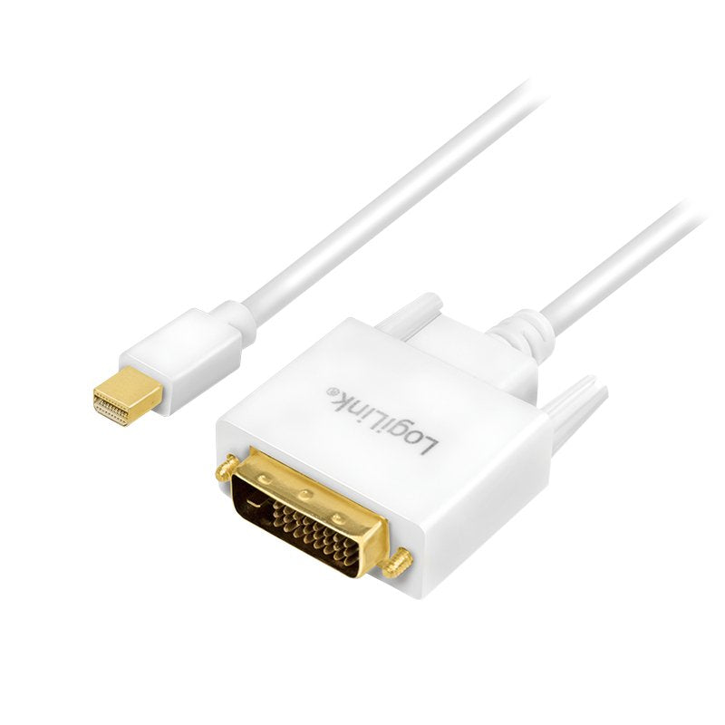 Logilink Cv0137, Mini Displayport, Dvi, Macho/Macho, 1,8 M, Blanco