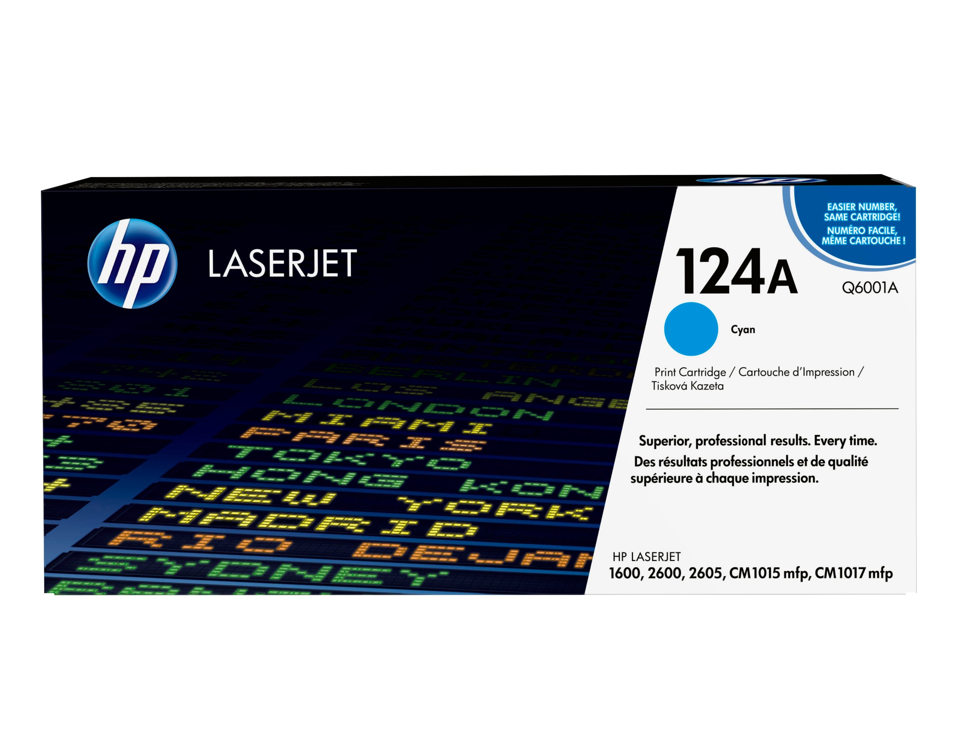 EAN 0829160412429 - HP 124A Cyan Original LaserJet Toner Cartridge cartucho de tóner 1 pieza(s) imagen 1