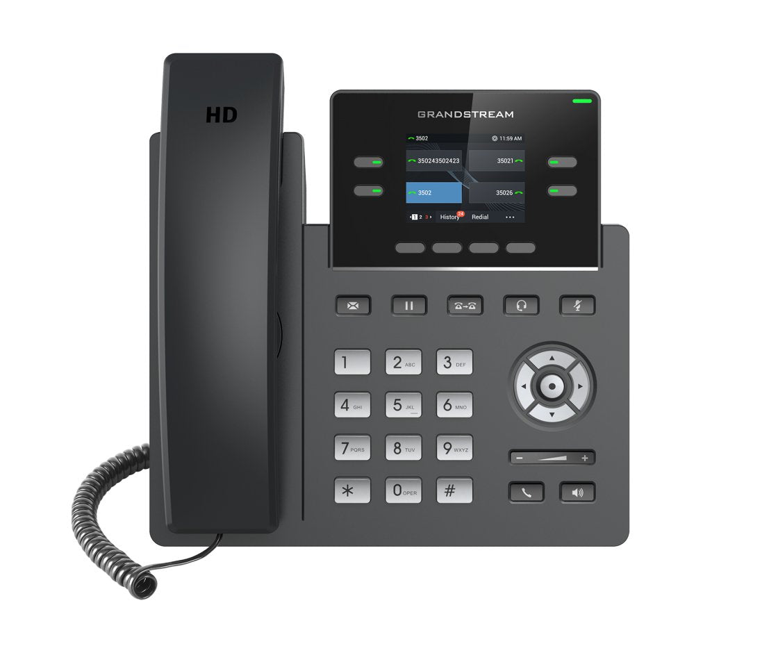 EAN 6947273702818 - Grandstream Networks GRP2612P teléfono IP Negro 2 líneas TFT imagen 1