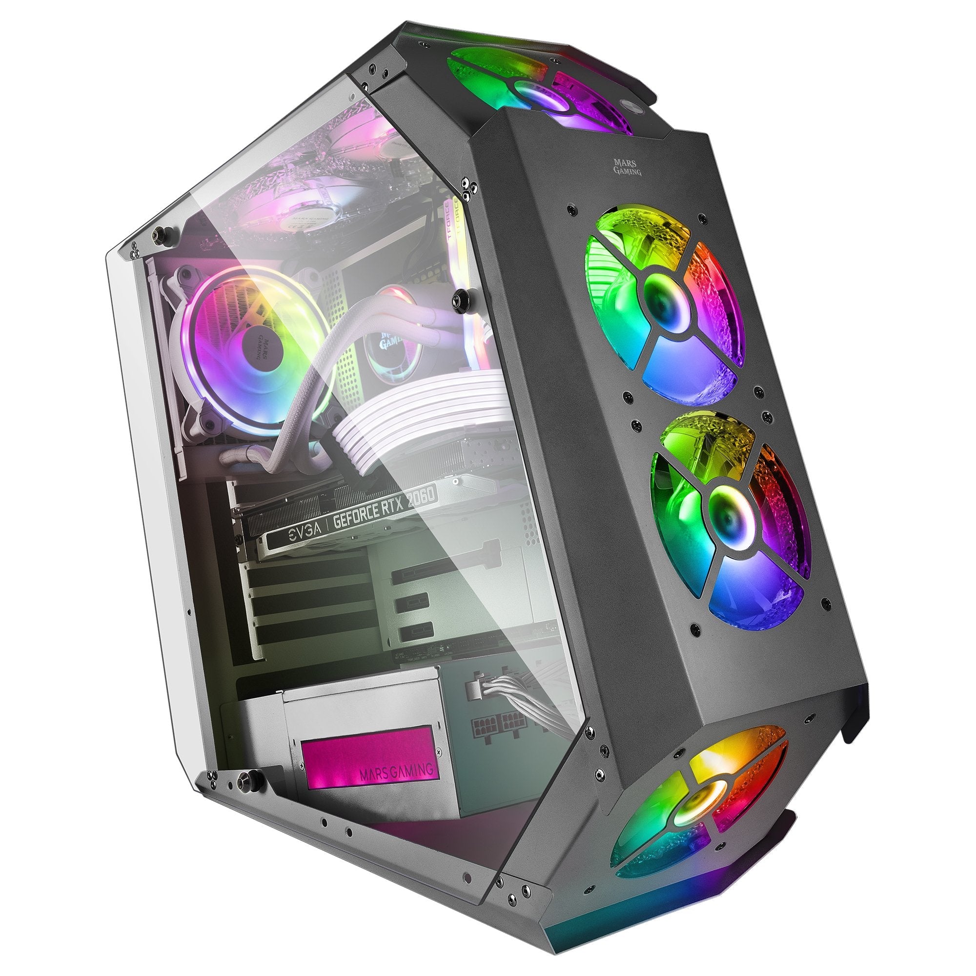 Caja Pc Marsgaming E-Atx Mc51 Black