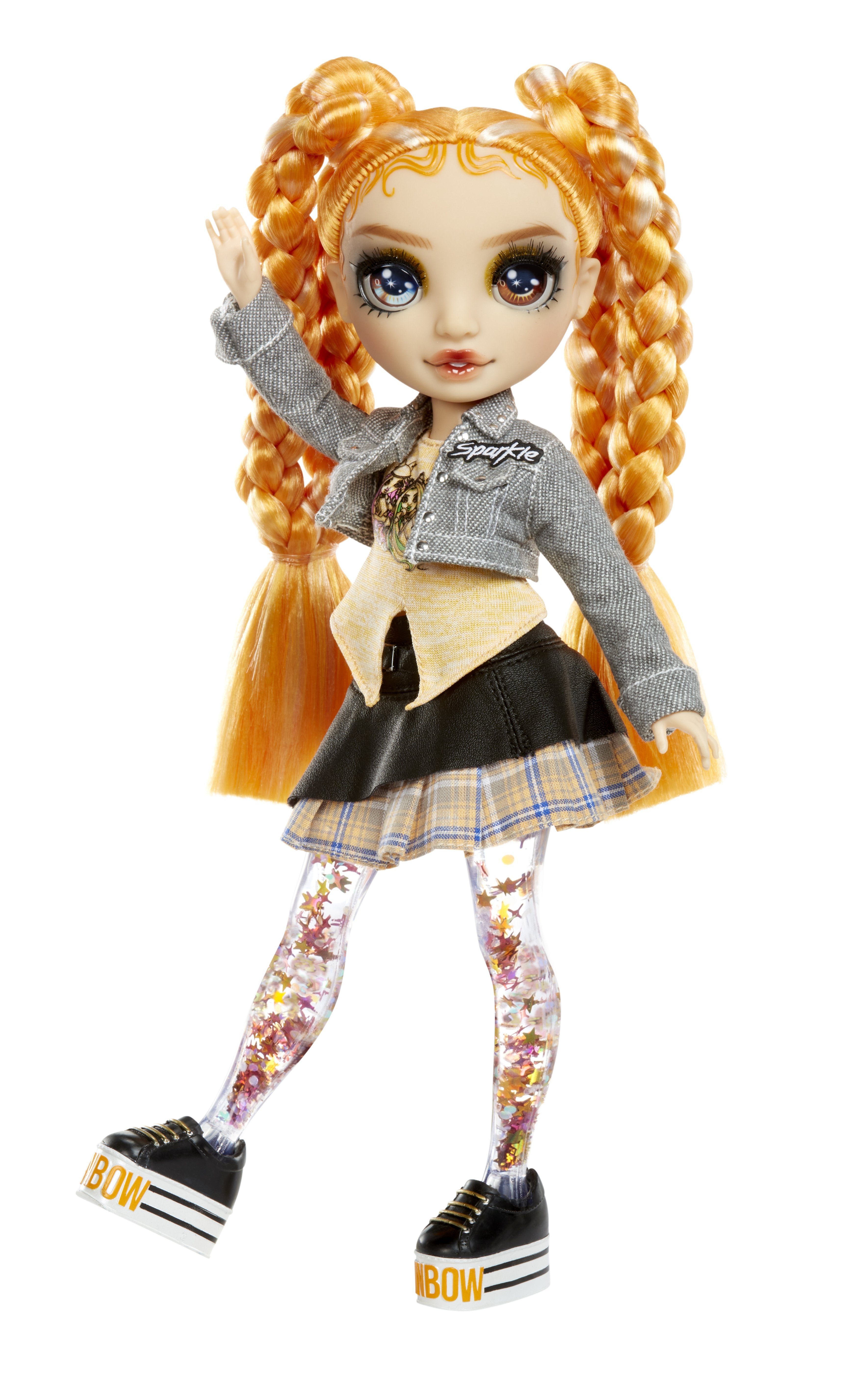 EAN 0035051427803 - Rainbow High Sparkle & Shine Fashion Dolls- Clementine (Orange) imagen 3