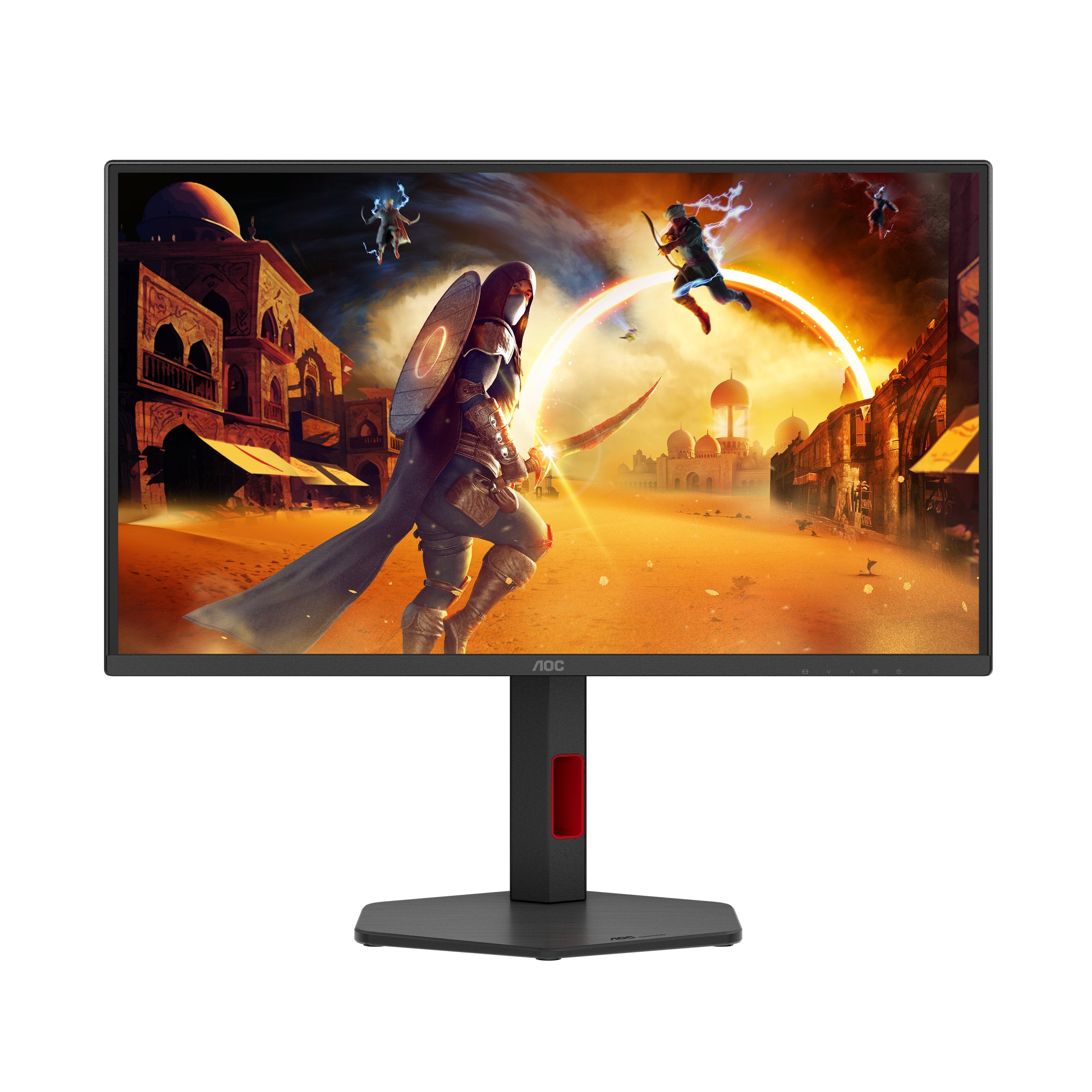 Monitor Aoc G4 Q25g4sr 24.5" 2560 X 1440 Pixeles Quad Hd Led Negro, Rojo