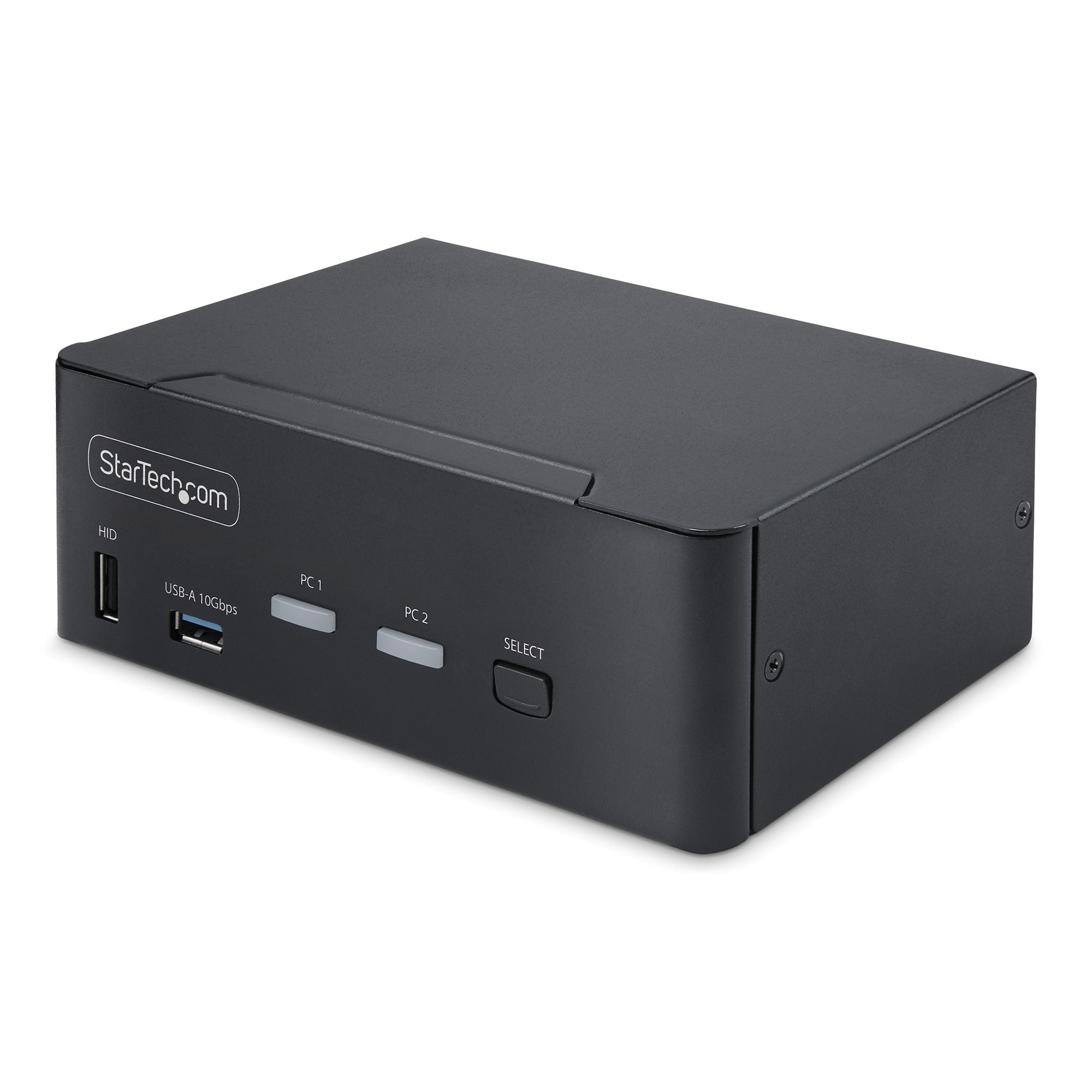 Startech.Com 2-Port Dual-Monitor Displayport Kvm Switch Dp 1.4 8k 60hz 4k 144hz 2x Usb 3.2 10gbps Ports Kvm Umschalter