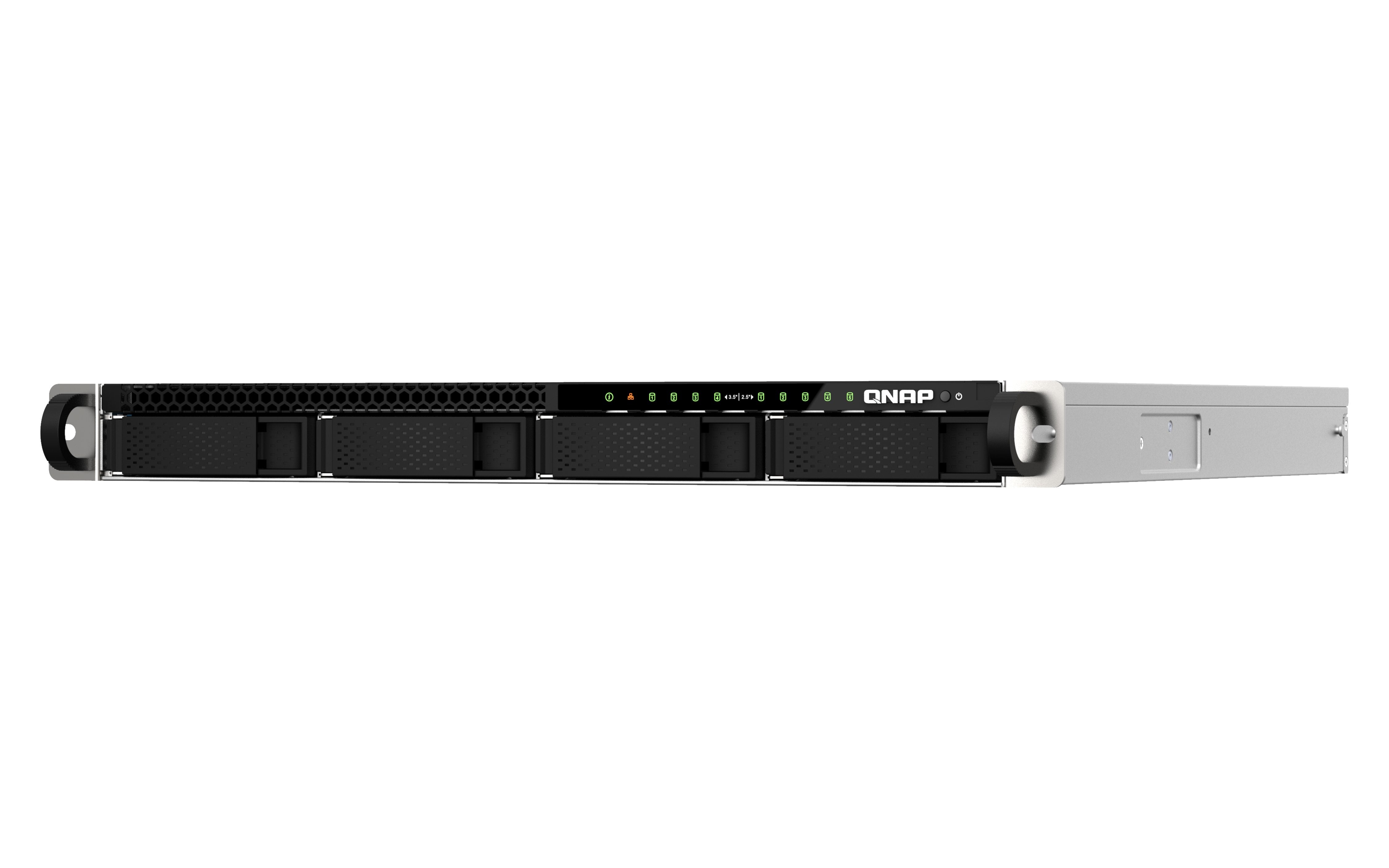 EAN 4711103082300 - QNAP TS-h987XU-RP NAS Bastidor (1U) Intel Xeon E E-2334 16 GB DDR4 QuTS hero Negro, Plata imagen 4