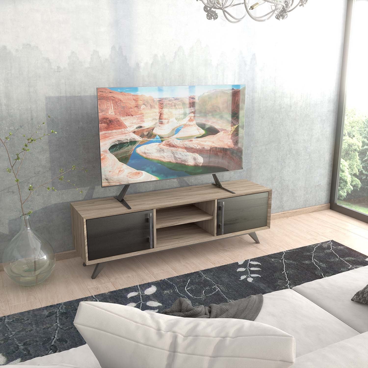 Aisens Soporte De Mesa Eco Para Monitor/Tv 50kg De 32-80, Negro