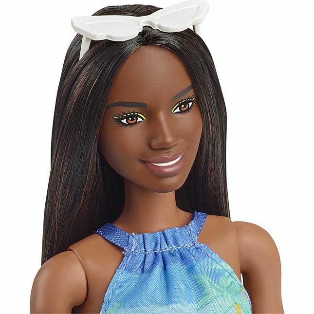 Mattel Muñeca Barbie Loves The Ocean Con Estampado De Océanos Rock & Top Grb37
