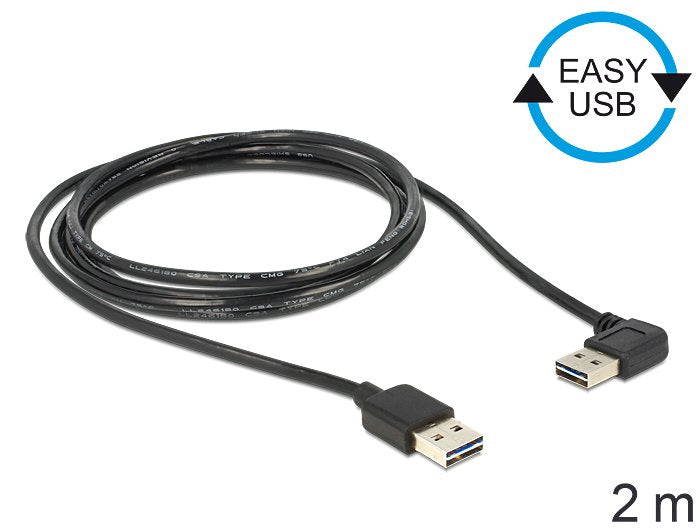 Cable Delock 85557 Usb 2 M Usb 2.0 Usb A Negro