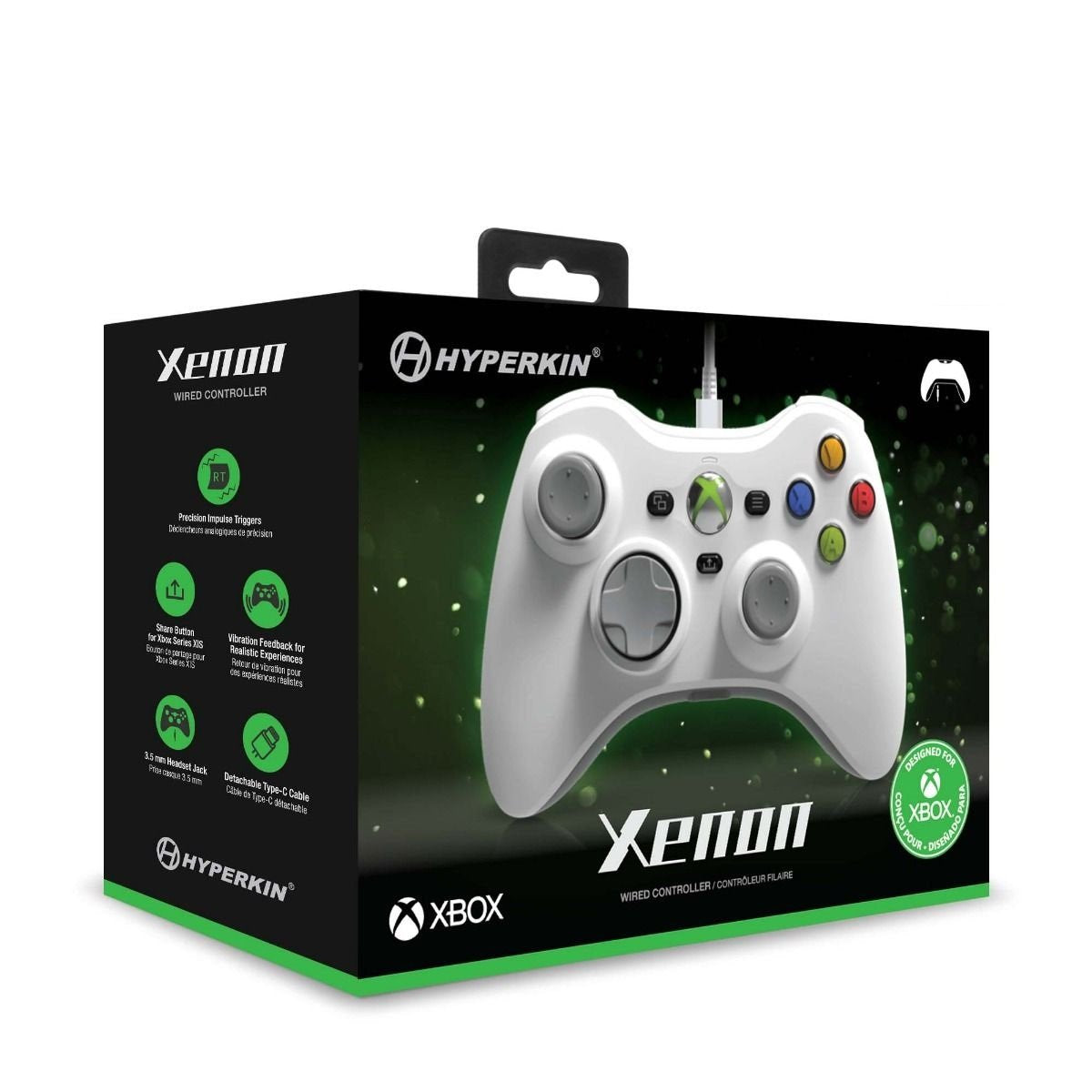 EAN 810007713953 - Hyperkin M01368 Blanco USB Gamepad Analógico/Digital PC, Xbox One, Xbox One S, Xbox One X, Xbox Series S, imagen 5
