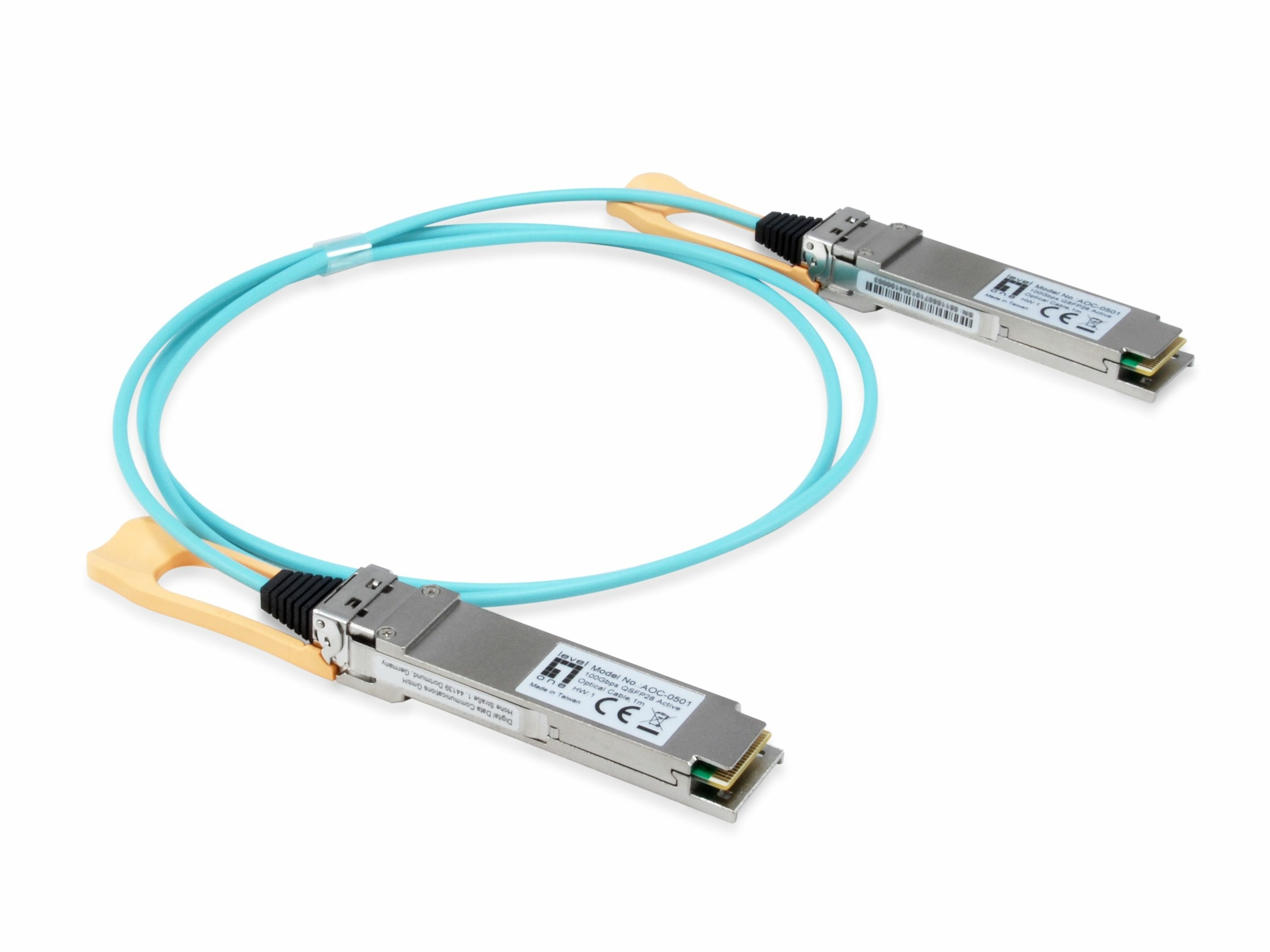 EAN 4015867224151 - LevelOne AOC-0503 red modulo transceptor Fibra óptica 103100 Mbit/s QSFP28 850 nm imagen 1