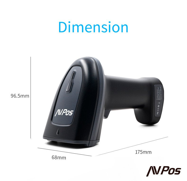 EAN 0741049304857 - AVPos AVP-BT230-2D lector de código de barras Lector de códigos de barras portátil 1D/2D CMOS Negro imagen 6