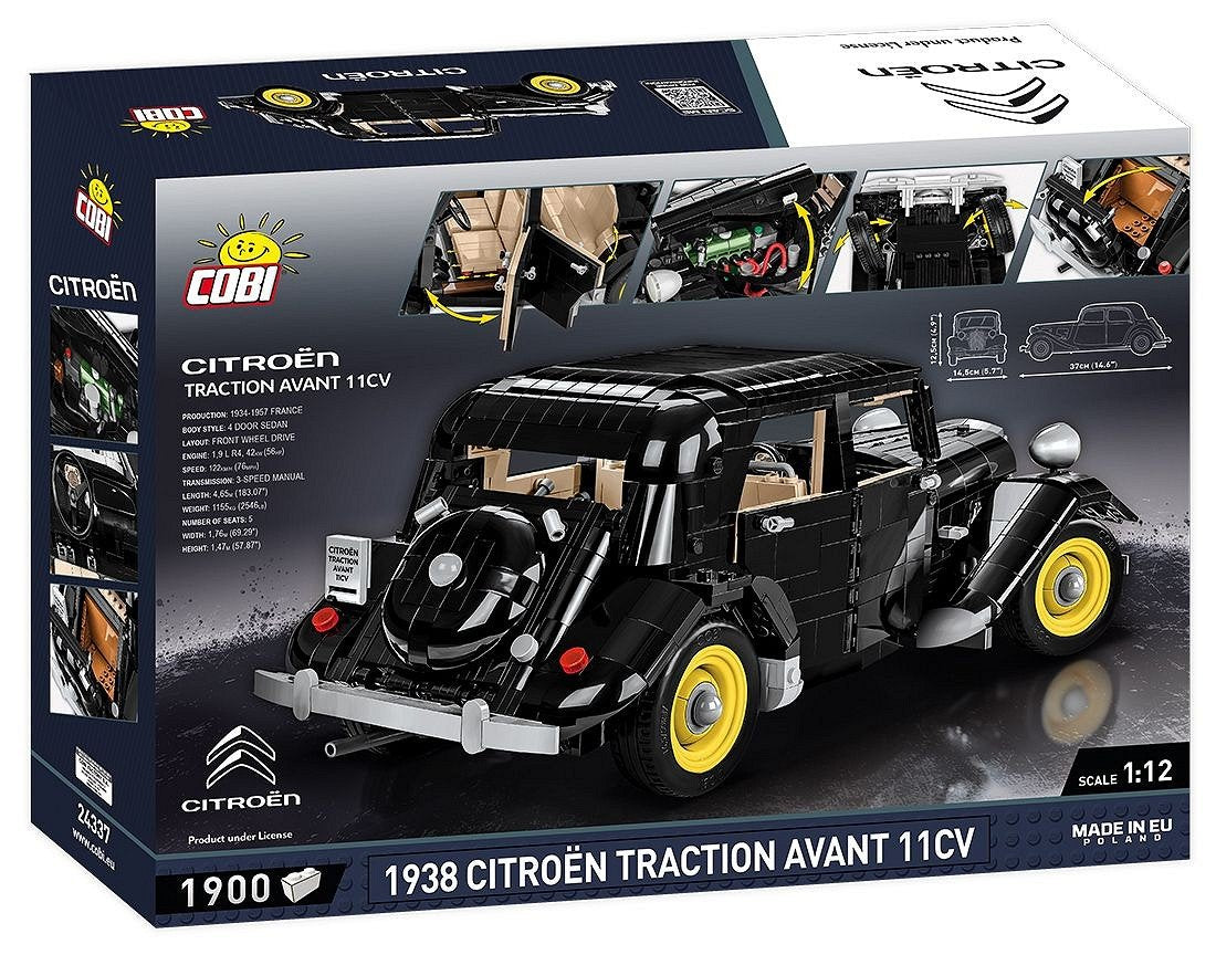 Cobi Citroen Traction Avant 11cv 1938, Juguete De Construcción Cobi-24337