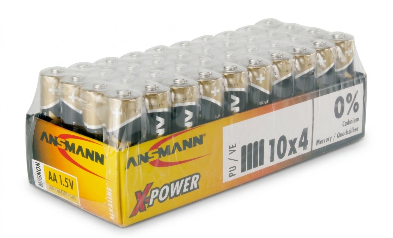 Batterie Aa Ansmann 40er 40x Mignon Lr6 1.5v 40er Box