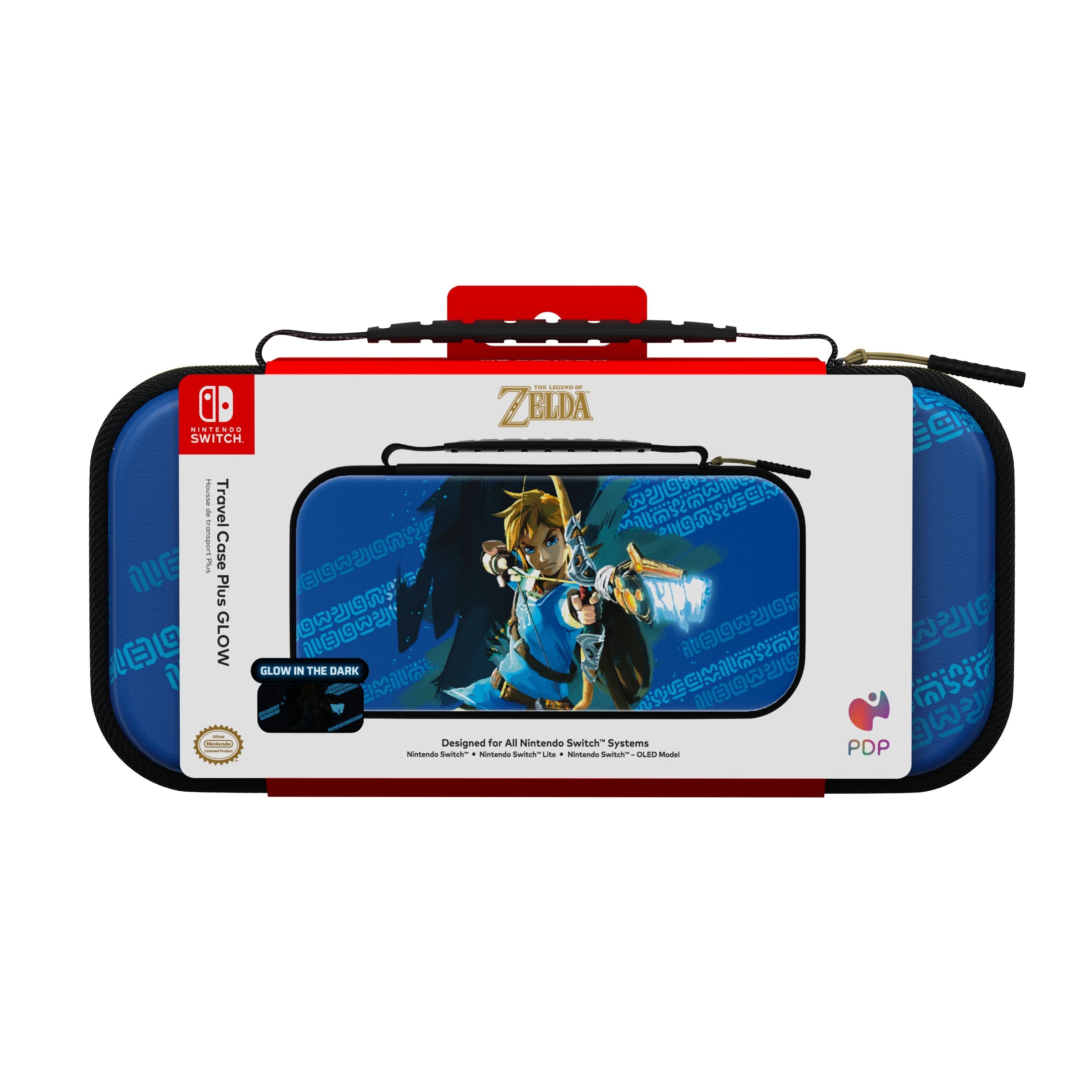 Estuche De Viaje Plus Glow Link Hero Bag Nintendo Switch Fra Pdp