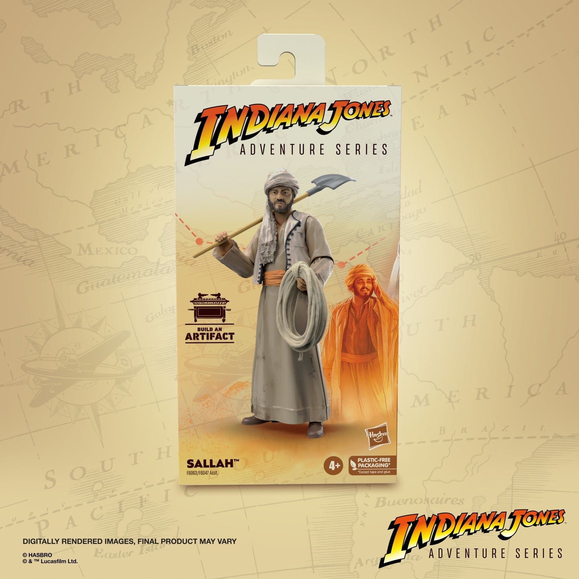 Figura Sallah En Busca Del Arca Perdida Indiana Jones 15cm