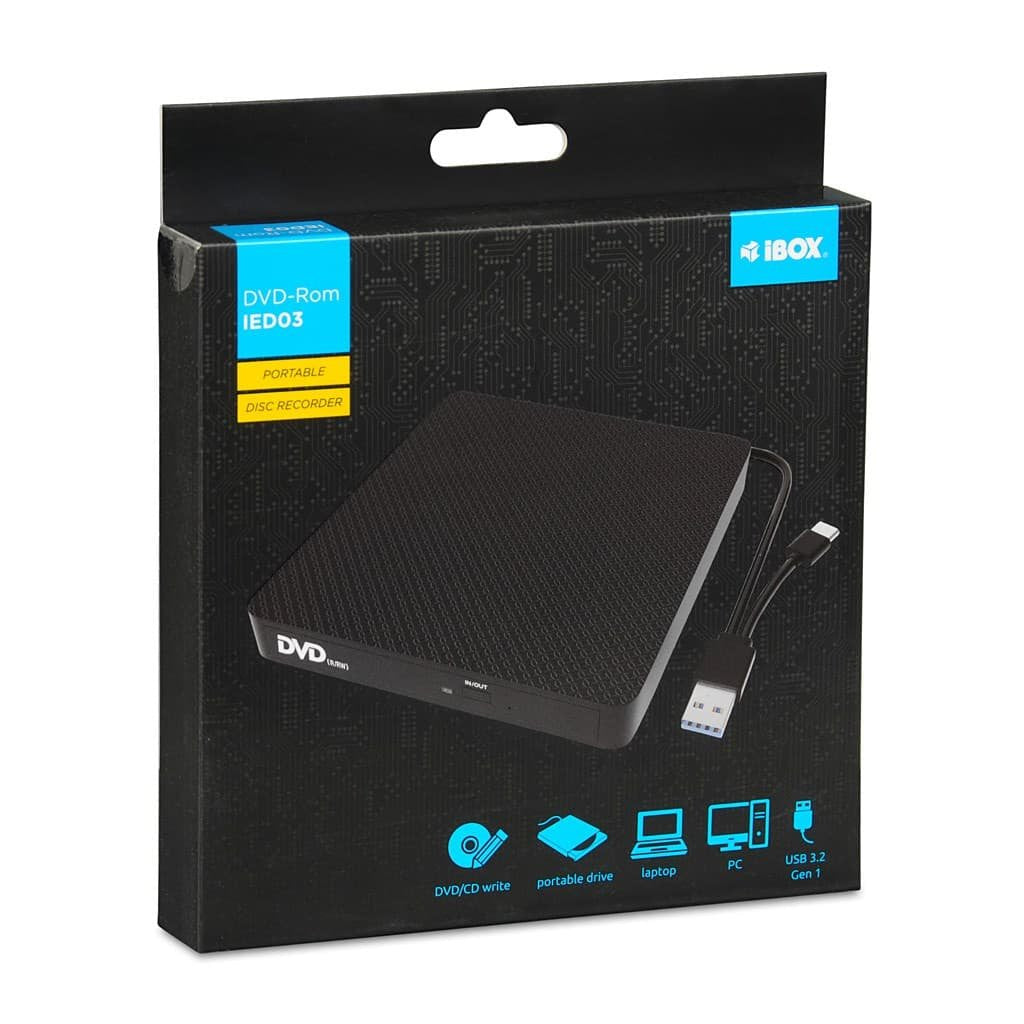 Ibox Ied03 Grabadora De Dvd Externa