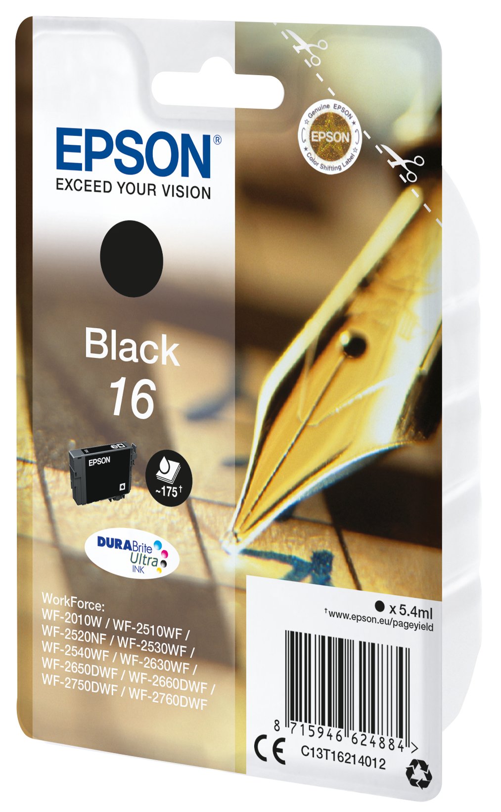 EAN 8715946624891 - Epson Pen and crossword C13T16214022 cartucho de tinta 1 pieza(s) Original imagen 2