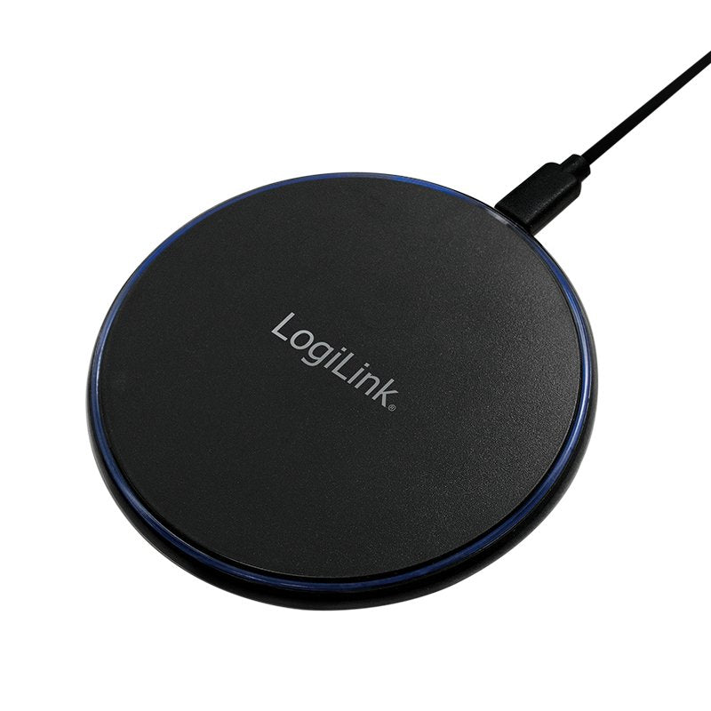 Base De Carga Inalambrica 10w Con Tecnologia Qi Negra