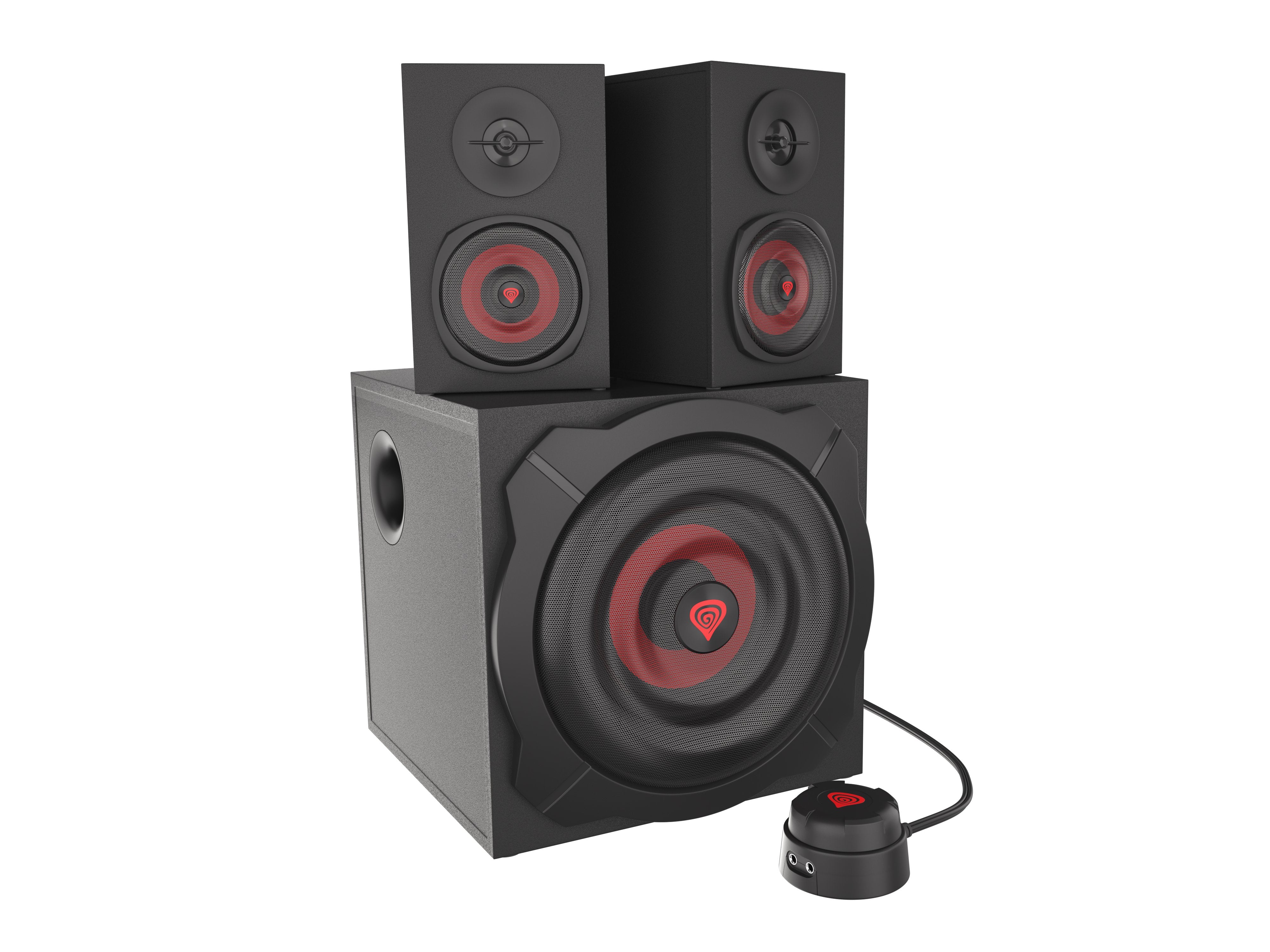 EAN 5901969417852 - GENESIS Helium 610BT conjunto de altavoces 60 W PC/ordenador portátil Negro, Rojo 2.1 canales De 2 vías 3 imagen 2