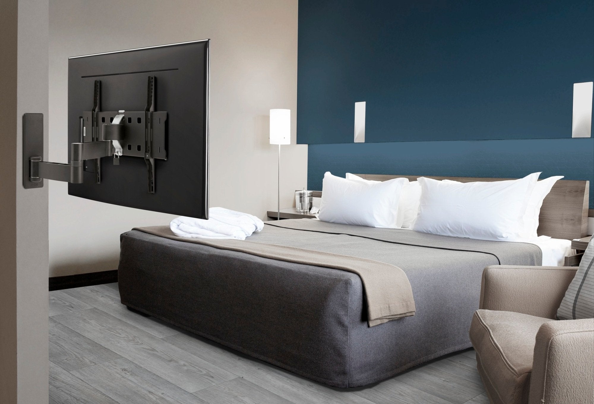 Vogels Gama Profesional Pfw 3040 Negro Vogels Gama Profesional Pfw 3000 Series Soportes Con Giro A Pared Monitores/Tvs De 40 A 55 Pfw 3040 Display Wall Mount Turn And Tilt Negro (Pfw3040)