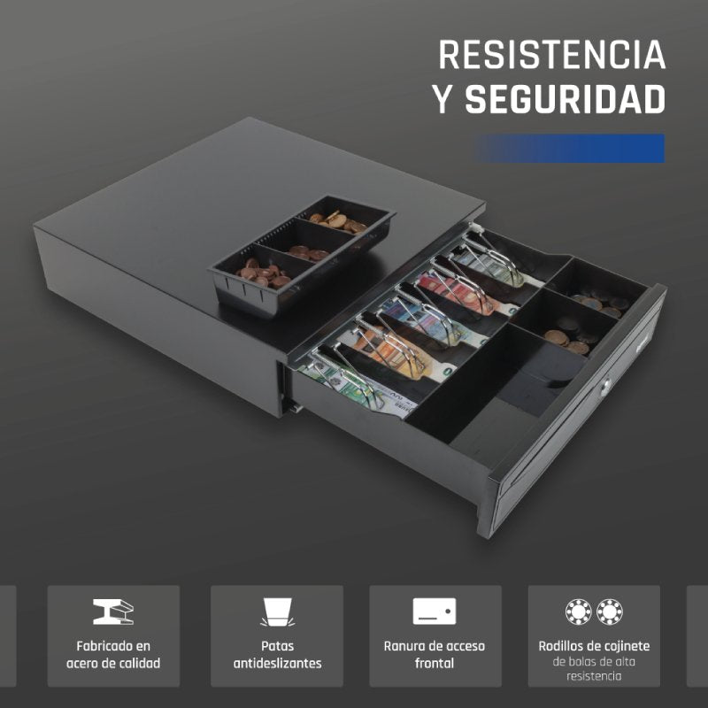 EAN 8435364316351 - iggual IRON-30 Cajón de efectivo automático y manual imagen 4
