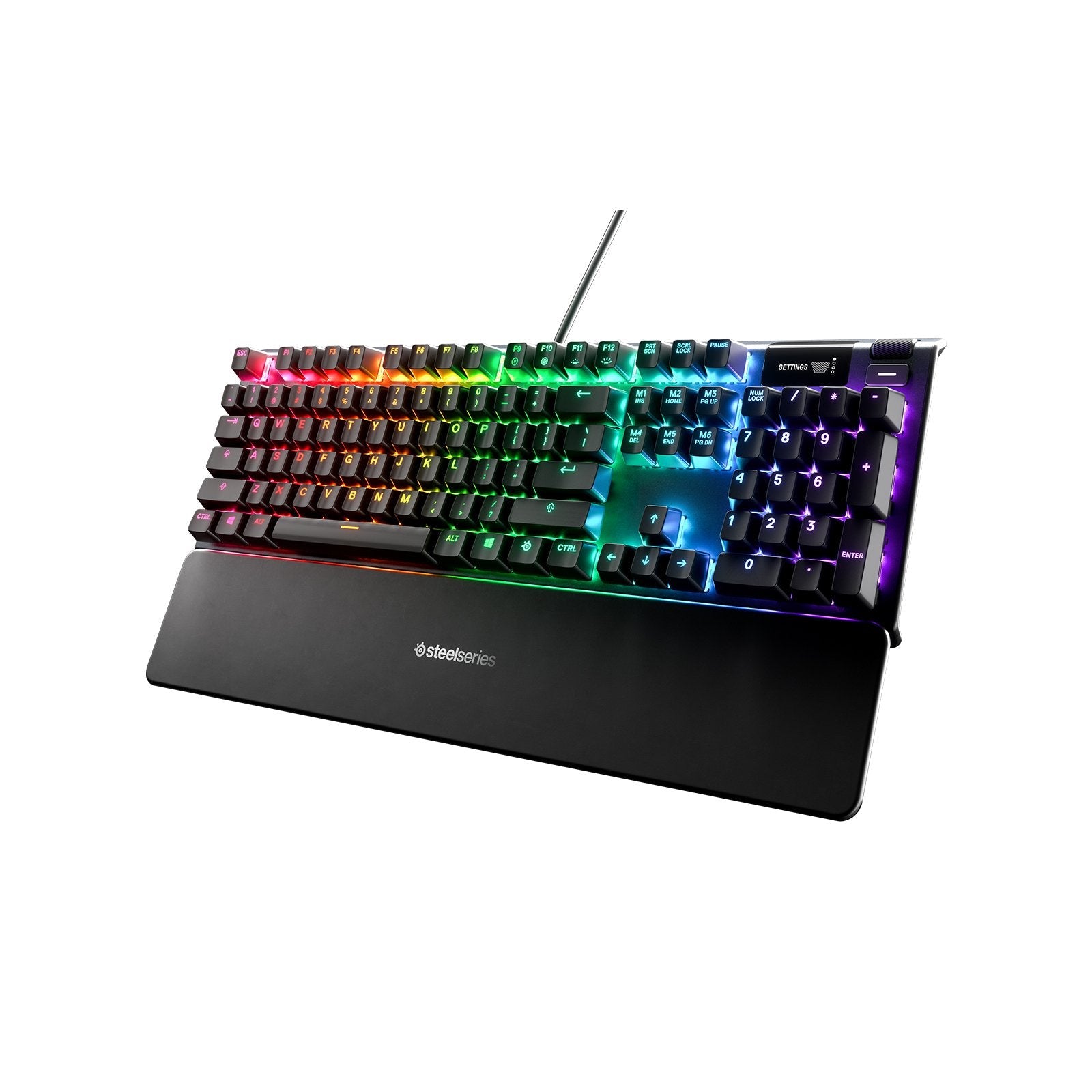 Teclado Ingles Gaming Steelseries Apex 5 Negro