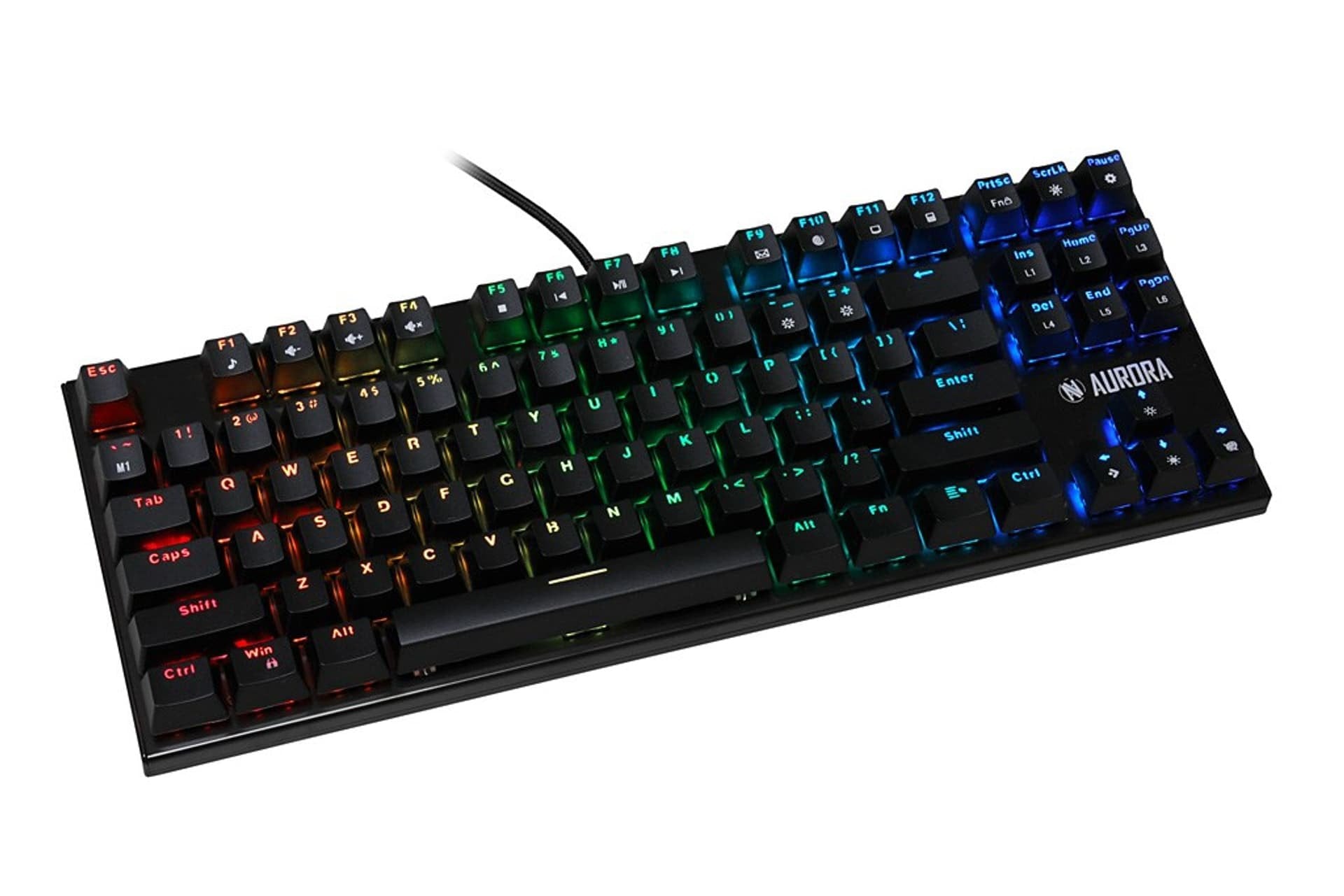EAN 5903968680008 - iBox IKGMK2R teclado Juego USB QWERTY Inglés de EE. UU. Negro imagen 3