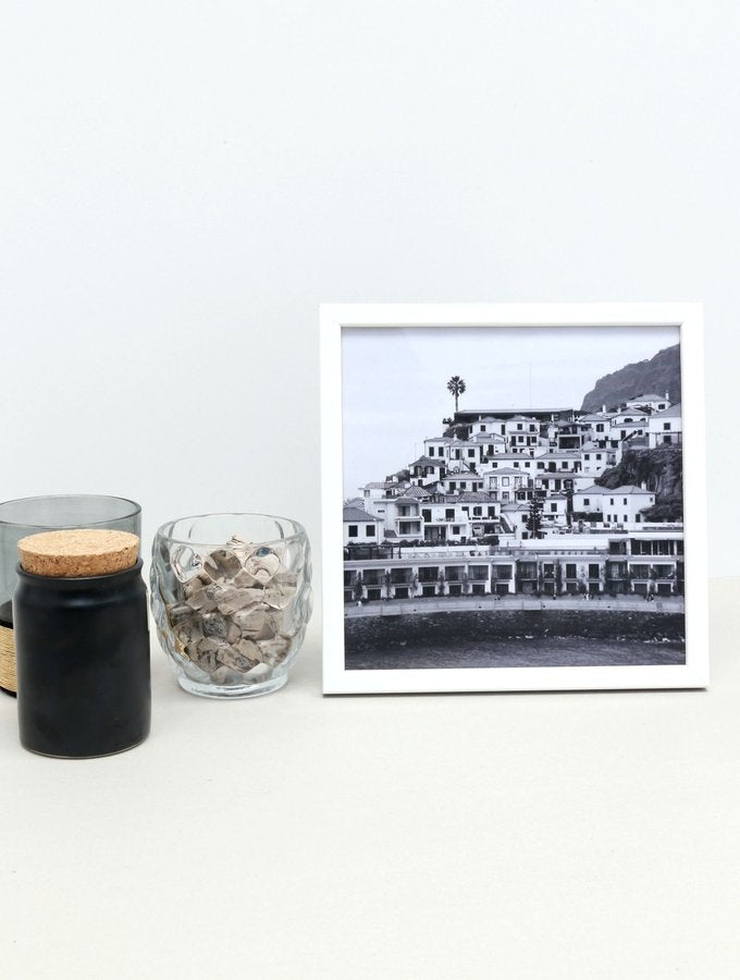 Deknudt S41jk1 30x30 Holz Weiss, Schmale Leiste