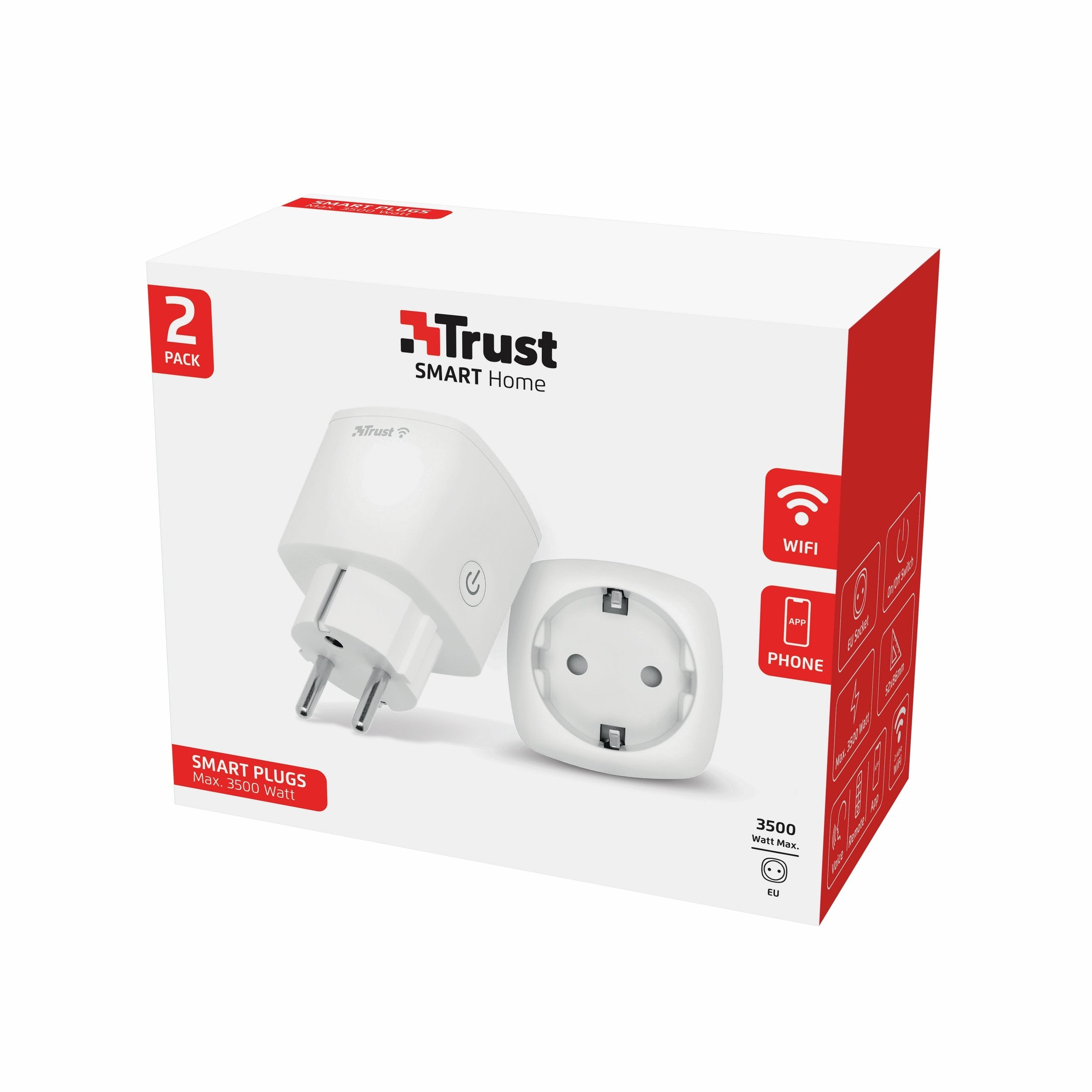 Smart Home Socket Wifi/Duo-Pack 71301 Trust