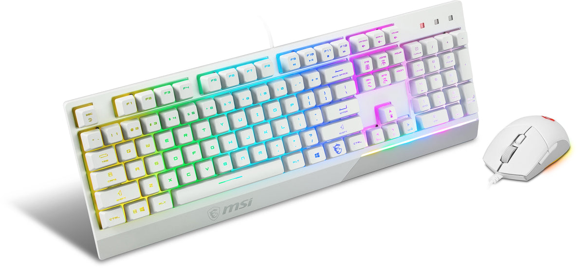 Kit Teclado + Ratón Vigor Gk30 Combo Blanco