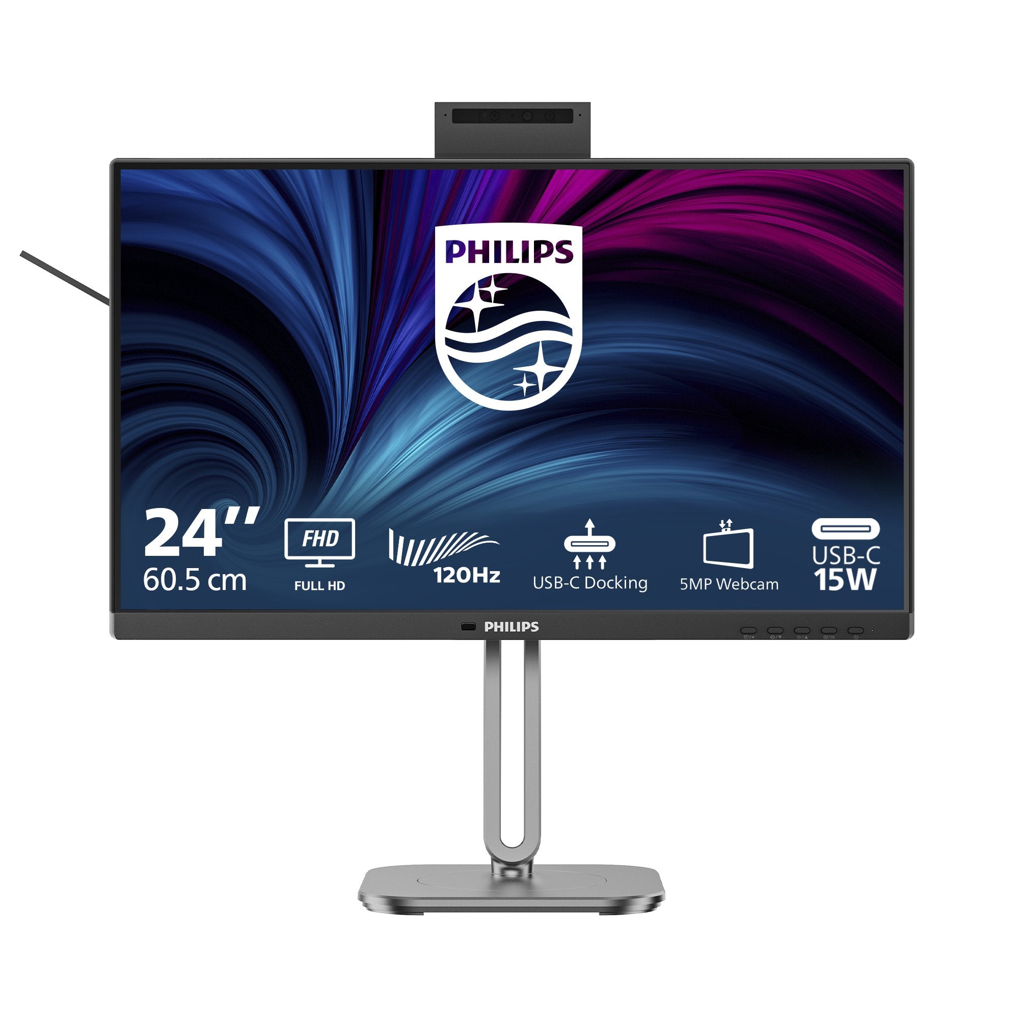 EAN 8721038007275 - Philips 4000 series 24B2U4301H/00 pantalla para PC 60,5 cm (23.8") 1920 x 1080 Pixeles Full HD LCD Gris imagen 1