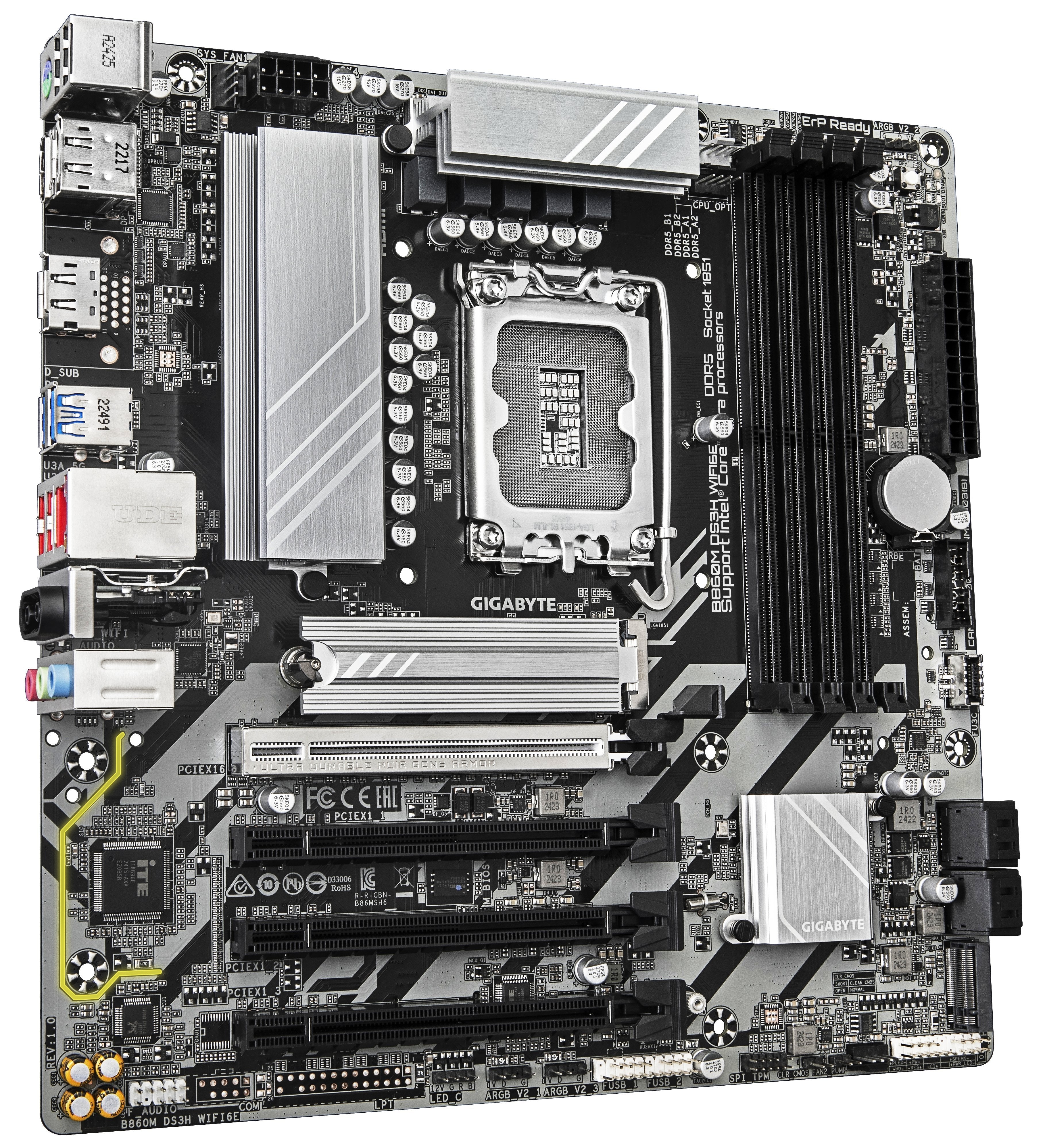 EAN 4719331866815 - GIGABYTE B860M DS3H WIFI6E placa base Intel B860 LGA 1851 (Socket V1) micro ATX imagen 3
