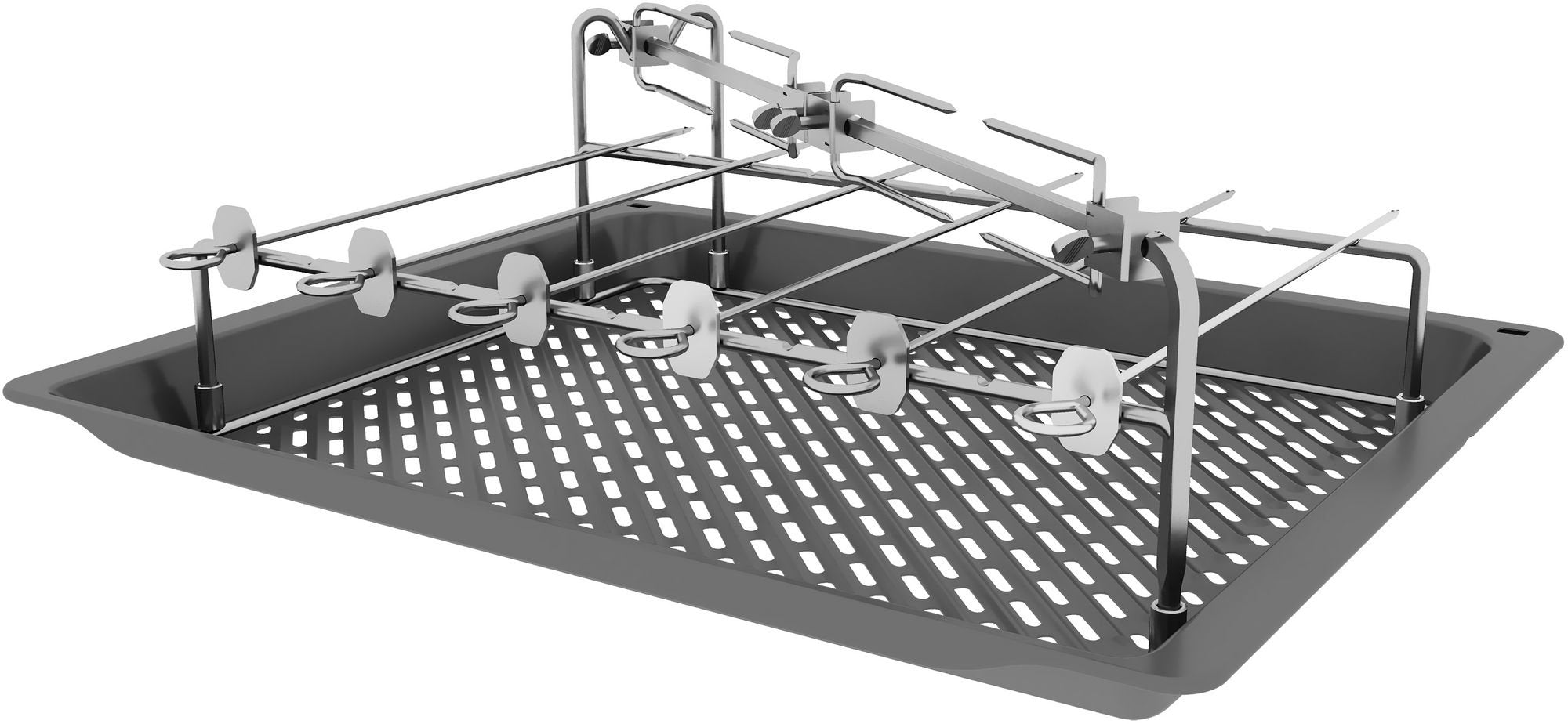 Neff Air Fry Grill Set Z11cg10x1, Bandeja Para Hornear Antracita, Esmaltada Z11cg10x1