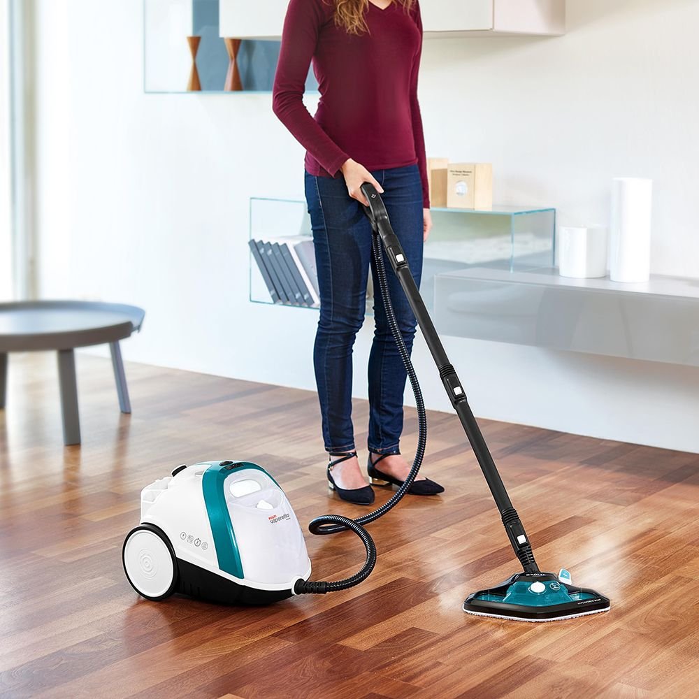 EAN 8007411011573 - Polti Vaporetto Smart 100_T Limpiador a vapor de cilindro 1500 W Azul, Blanco imagen 7