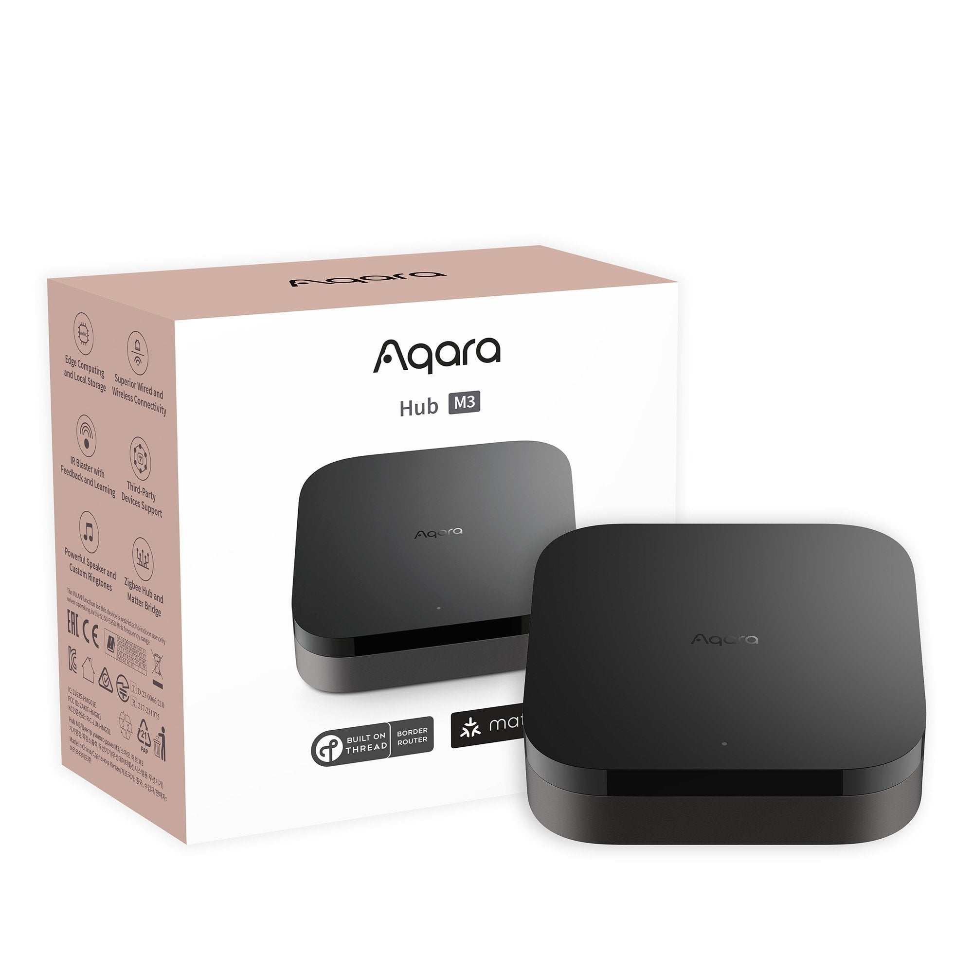 EAN 6975833351336 - Aqara HUB M3 Inalámbrico Negro imagen 2