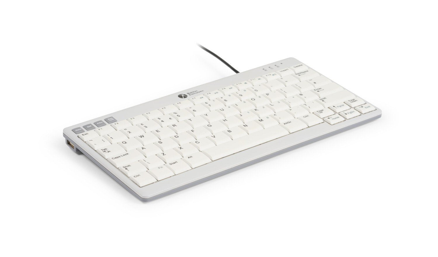 Bakkerelkhuizen Ultraboard 950 V2 Teclado Oficina Usb Qwerty Inglés De Ee. Uu. Gris Oscuro, Gris Claro