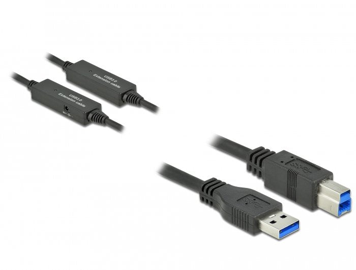 Delock 85380 Usb Activo 3.2 Gen 1 Cable Usb Tipo-A A Usb Tipo-B De 10 M