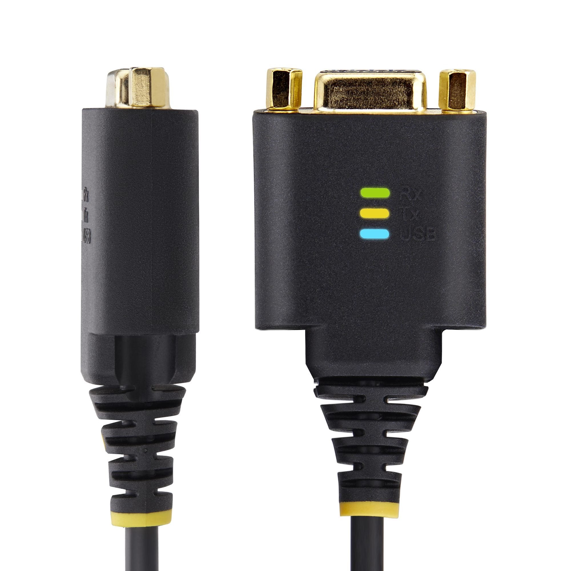 EAN 0065030898362 - StarTech.com 1P1FFCN-USB-SERIAL cable de serie Negro 0,3 m USB tipo A DB-9 imagen 3