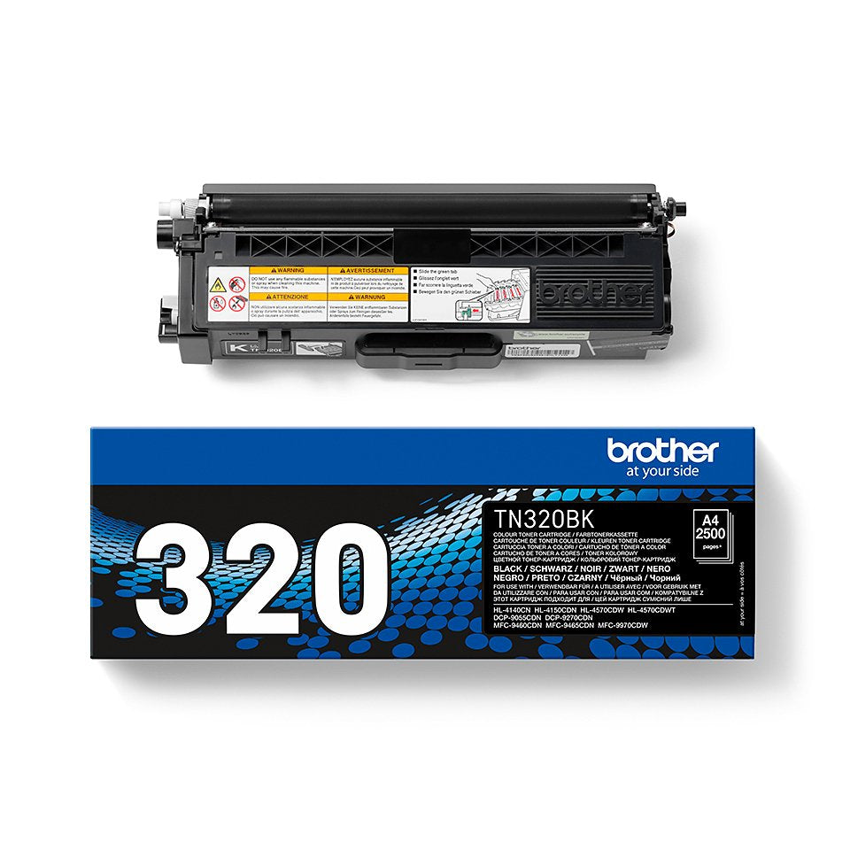 EAN 4977766679343 - Brother TN-320BK cartucho de tóner 1 pieza(s) Original Negro imagen 2