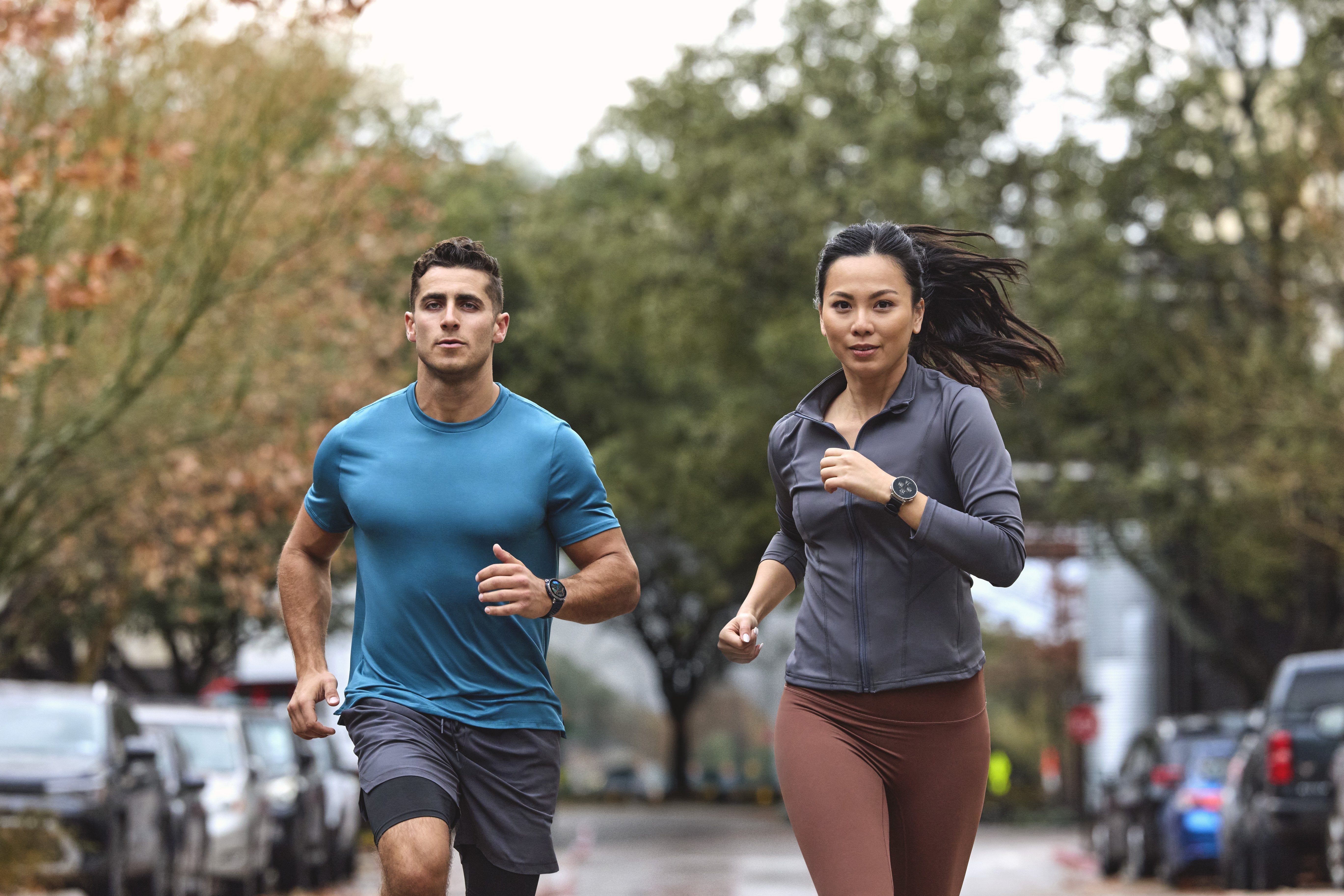 Smartwatch Amazfit Active 3 Premium Dark Azul Hyrox-Modus