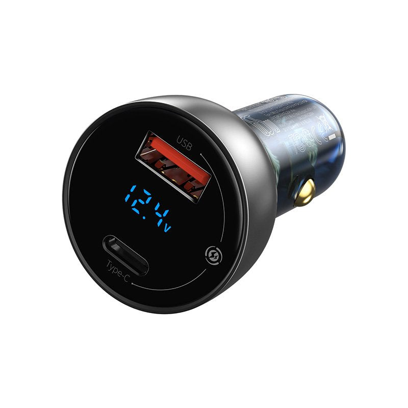 EAN 6953156223172 - Baseus CCKX-C0A cargador de dispositivo móvil Universal Azul, Gris Encendedor de cigarrillos Carga rápida imagen 4