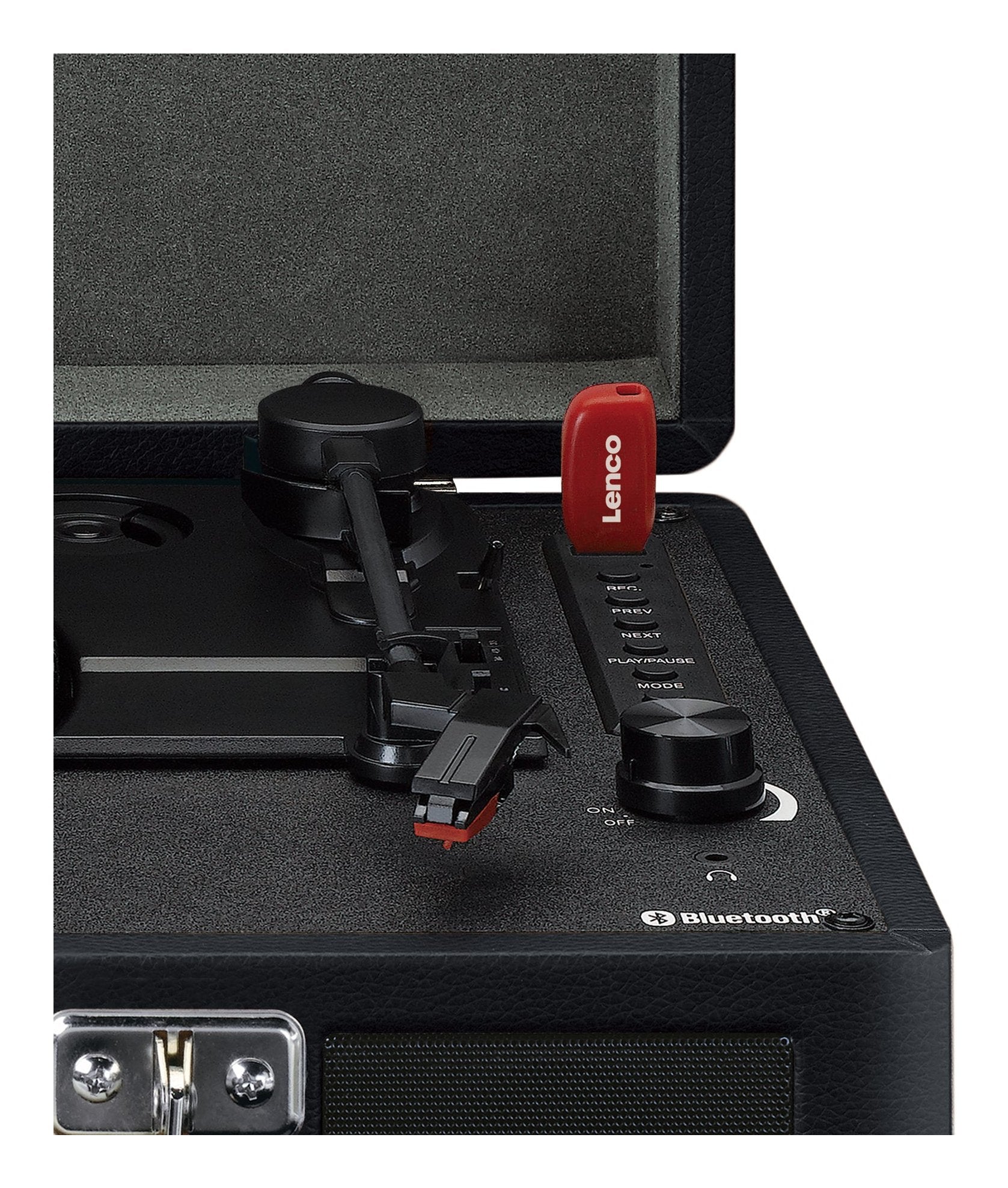 EAN 8711902072430 - Lenco TT-115 Tocadiscos de tracción por correa Negro Manual imagen 4