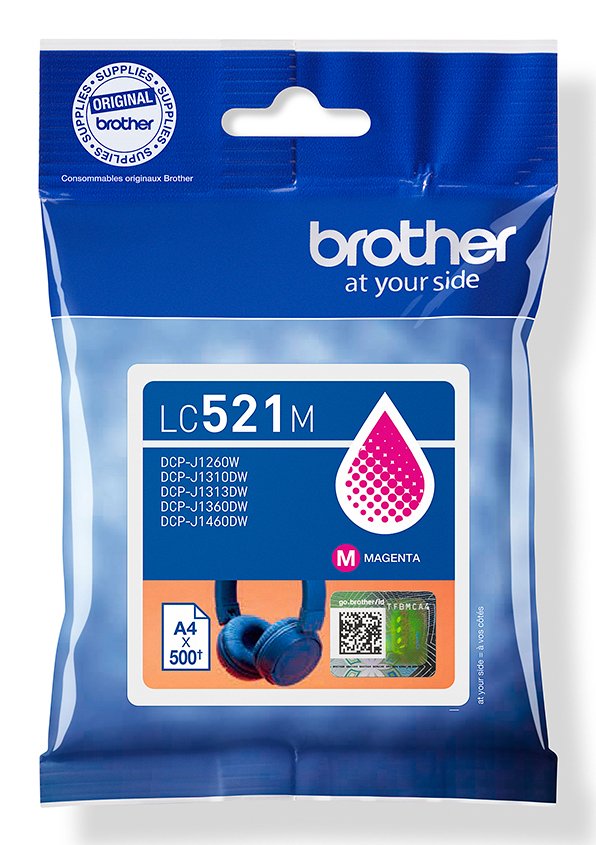 EAN 4977766839235 - Brother LC521M cartucho de tinta 1 pieza(s) Original Magenta imagen 1