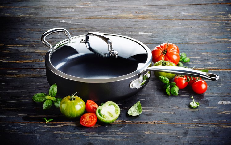 Greenpan Barcelona Pro Sauté Pan 30cm Black