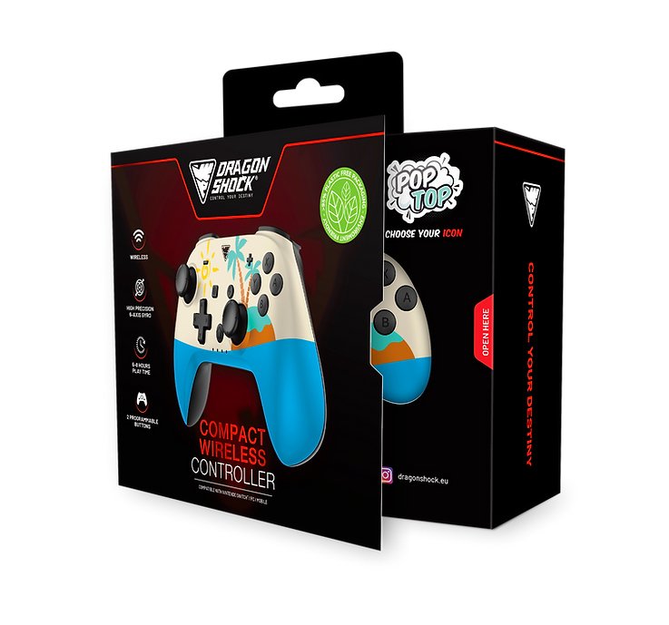 EAN 5425025593040 - Dragonshock PopTop Compact Multicolor Bluetooth Gamepad Nintendo Switch imagen 5