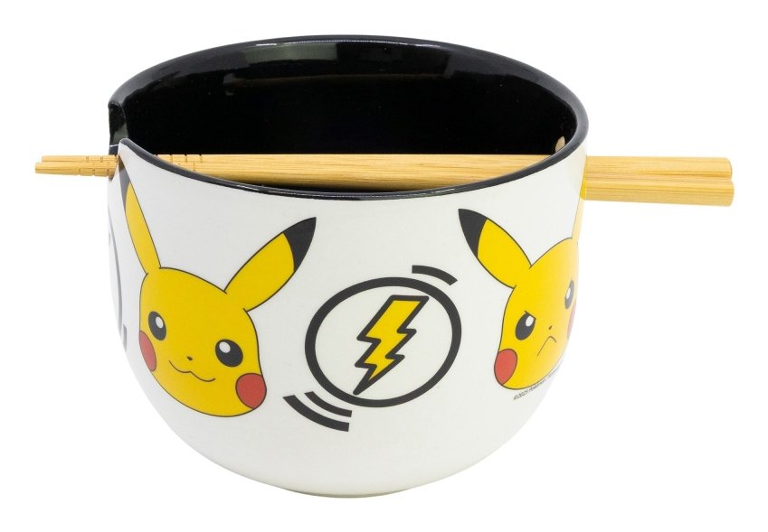 Cuenco Ramen Pokemon Black Logos
