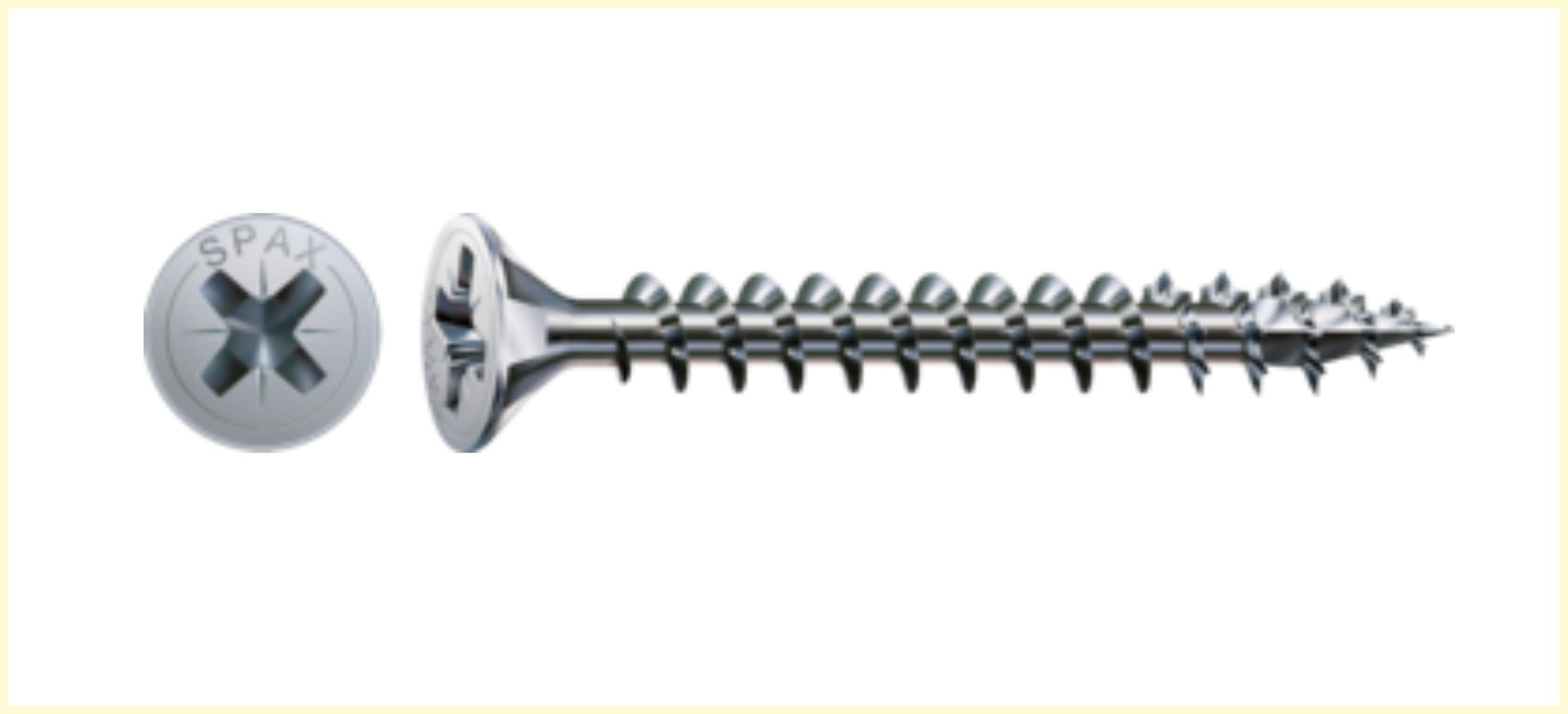 Caja 1000 Unid. Tornillo Universal Cabeza Plana Wirox 3,5x25mm Z2