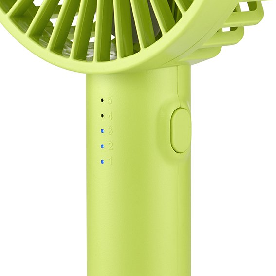 86626 Handventilator Breezy Ii Verde 4w 5 Geschwindigkeitsstufen Ø10cm