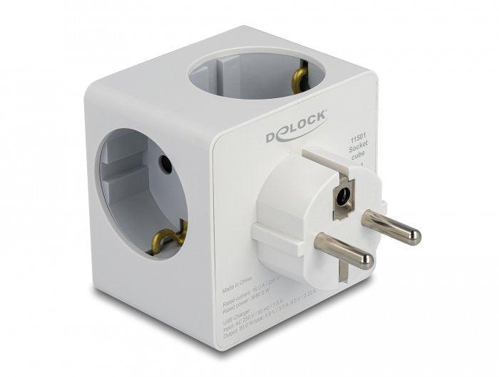 EAN 4043619115013 - DeLOCK 11501 adaptador de enchufe eléctrico Tipo F imagen 2