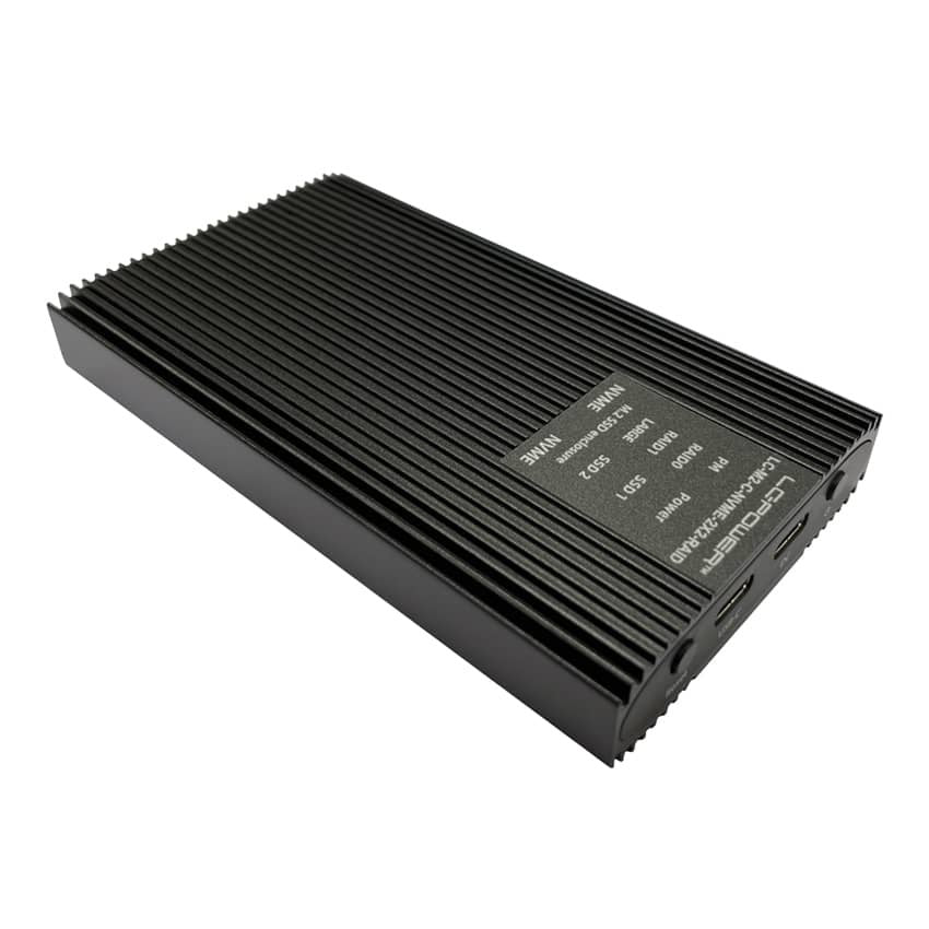 EAN 4262443280098 - LC-Power LC-M2-C-NVME-2X2-RAID caja para disco duro externo Caja externa para unidad de estado sólido (SS imagen 5