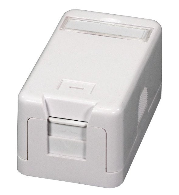 Verteilerbox Aufputz, 2-Port, Staubschutz Selbstschlieend